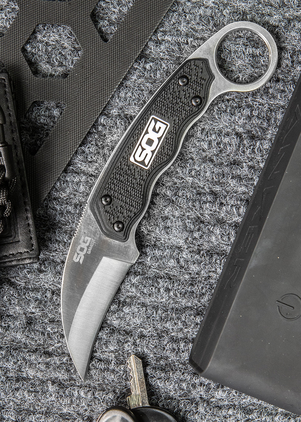 Imagen única de: Cuchillo Fijo Gambit, Acabado Satinado, Sog