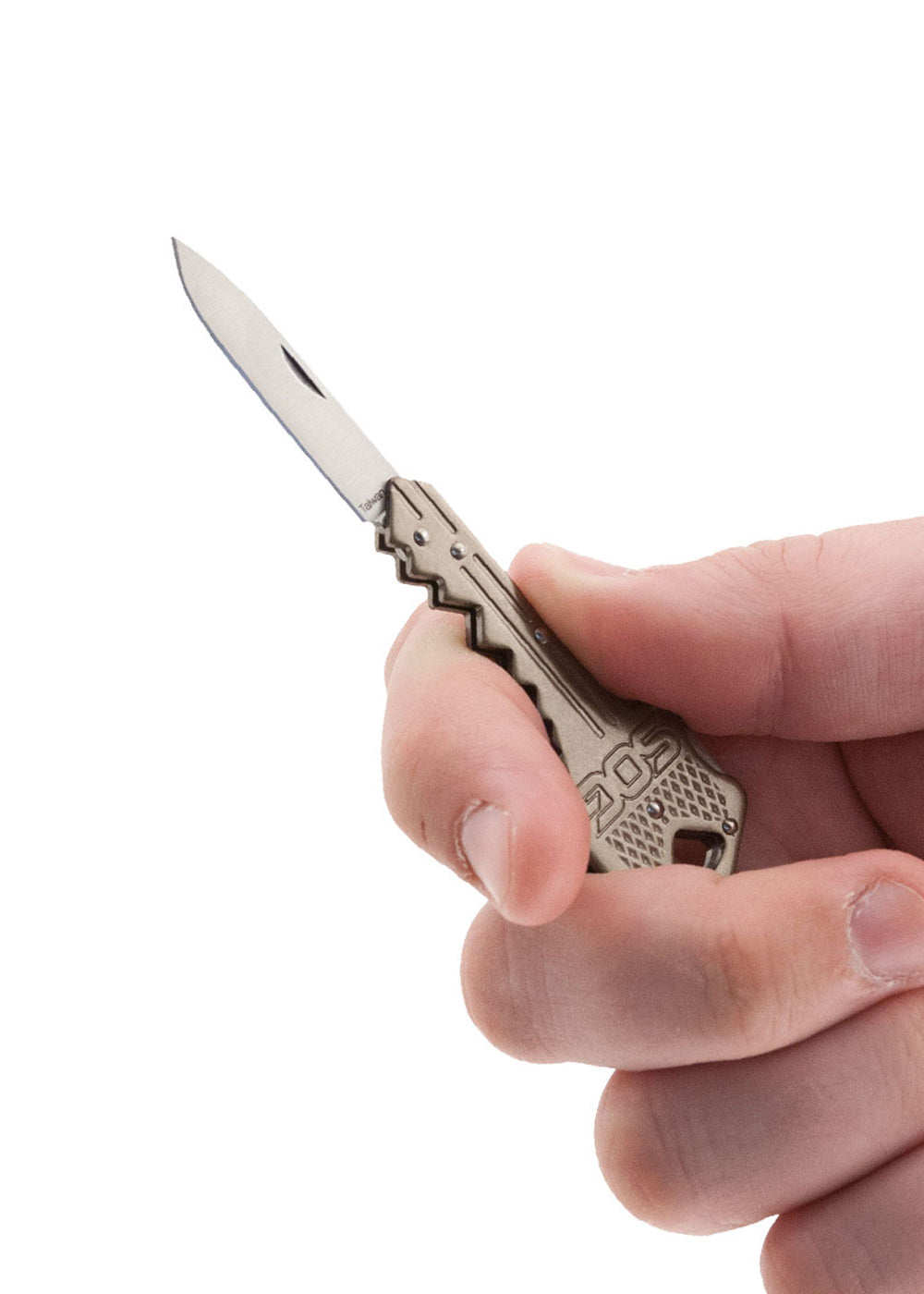 Imagen única de: Navaja Para Llaves, Latón, Sog