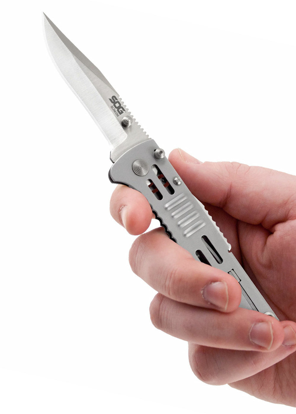 Imagen única de: Navaja Slimjim, Acabado Satinado, Sog