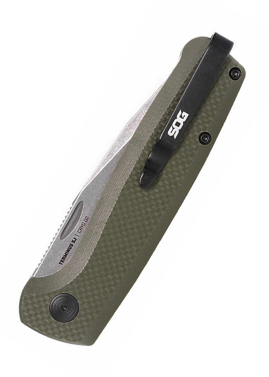 Imagen única de: Sog Terminus Sj, Od Green, Navaja De Bolsillo