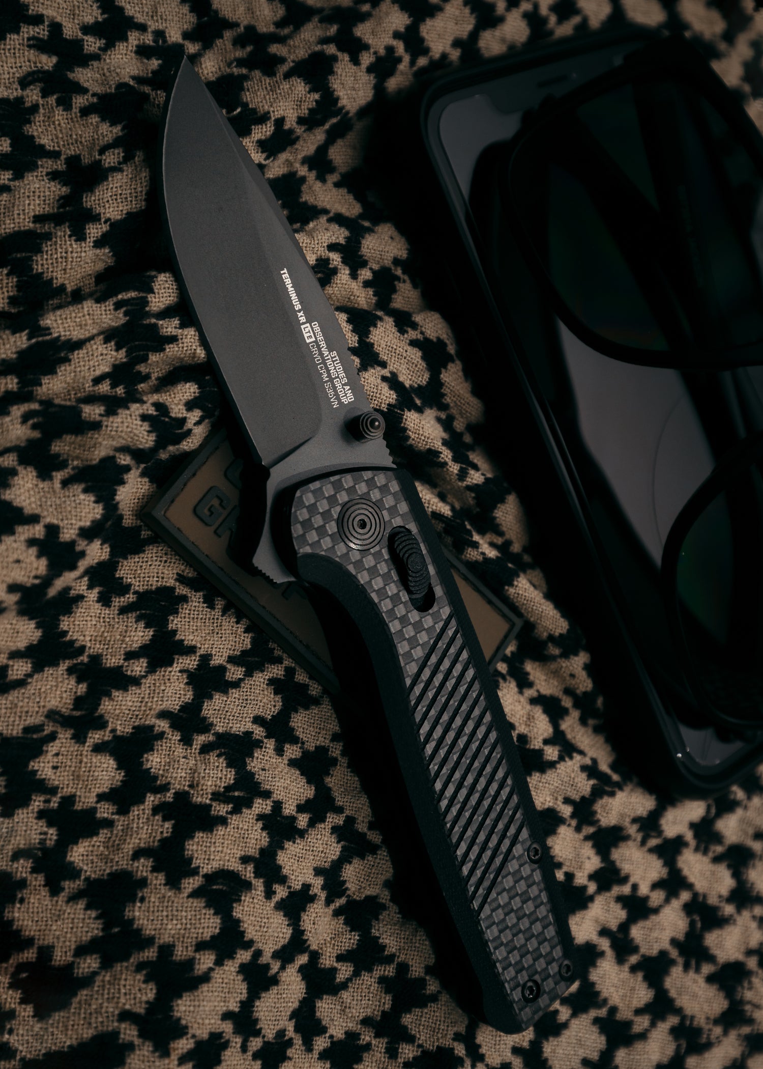 Imagen única de: Navaja Terminus Xr Lte - Carbono Y Grafito, Sog