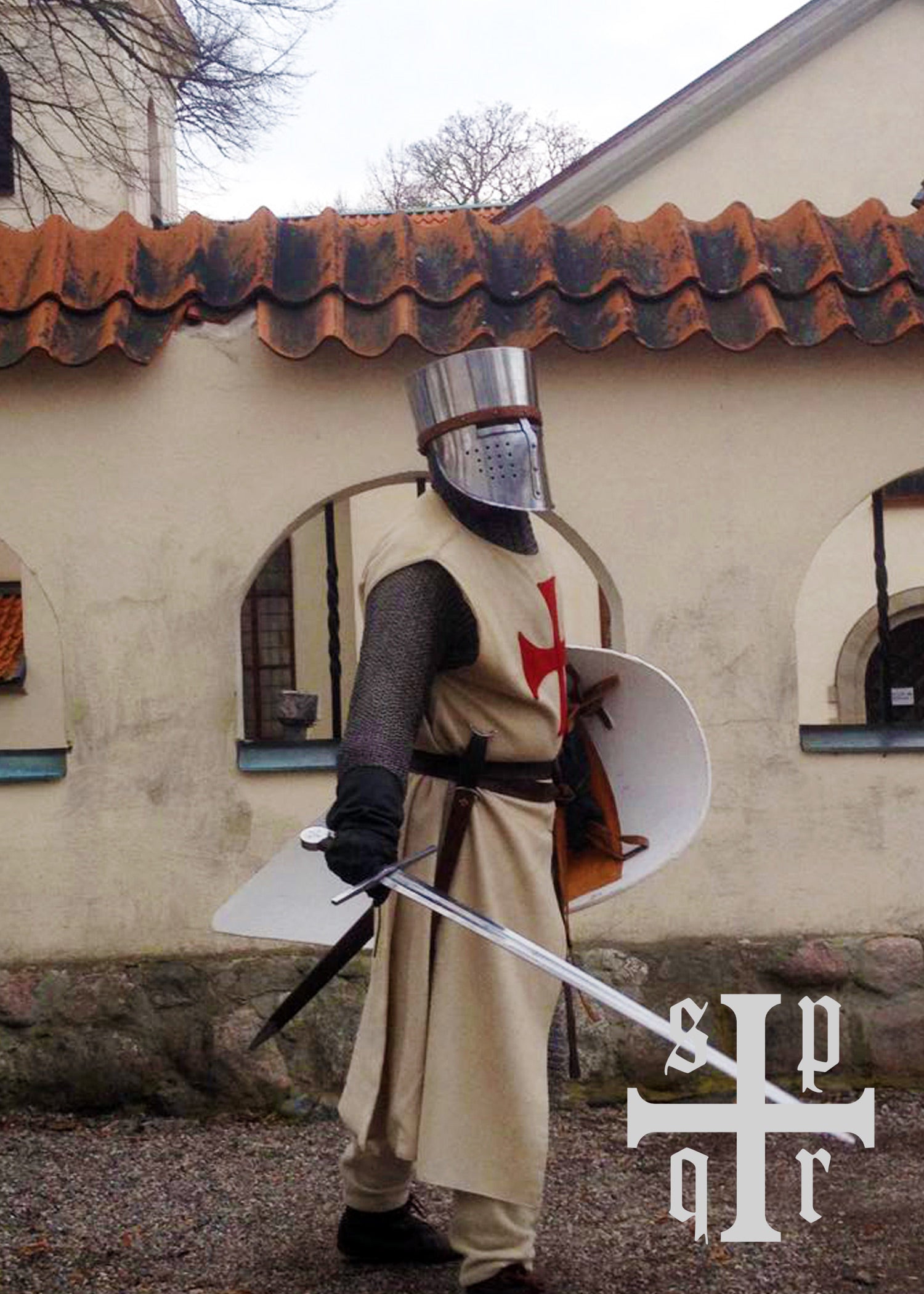 Imagen única de: Túnica Caballeros Templarios Con Forro Interior