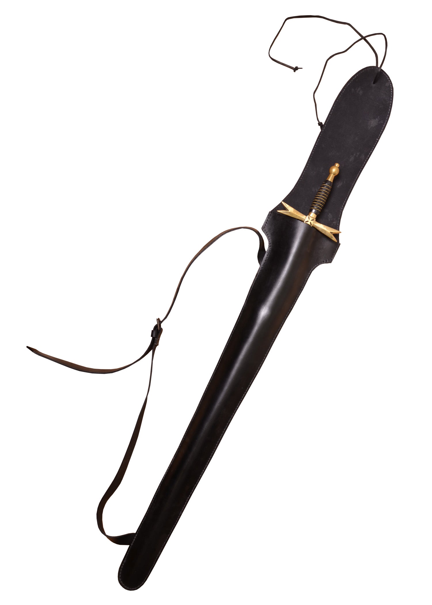 Imagen única de: Bolso Espada De Cuero Negro