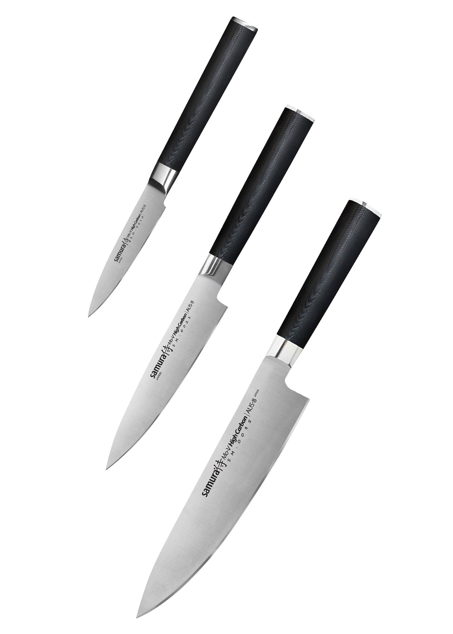 Imagen única de: Juego De Cuchillos Profesionales Samura Mo-v Para Principiantes.