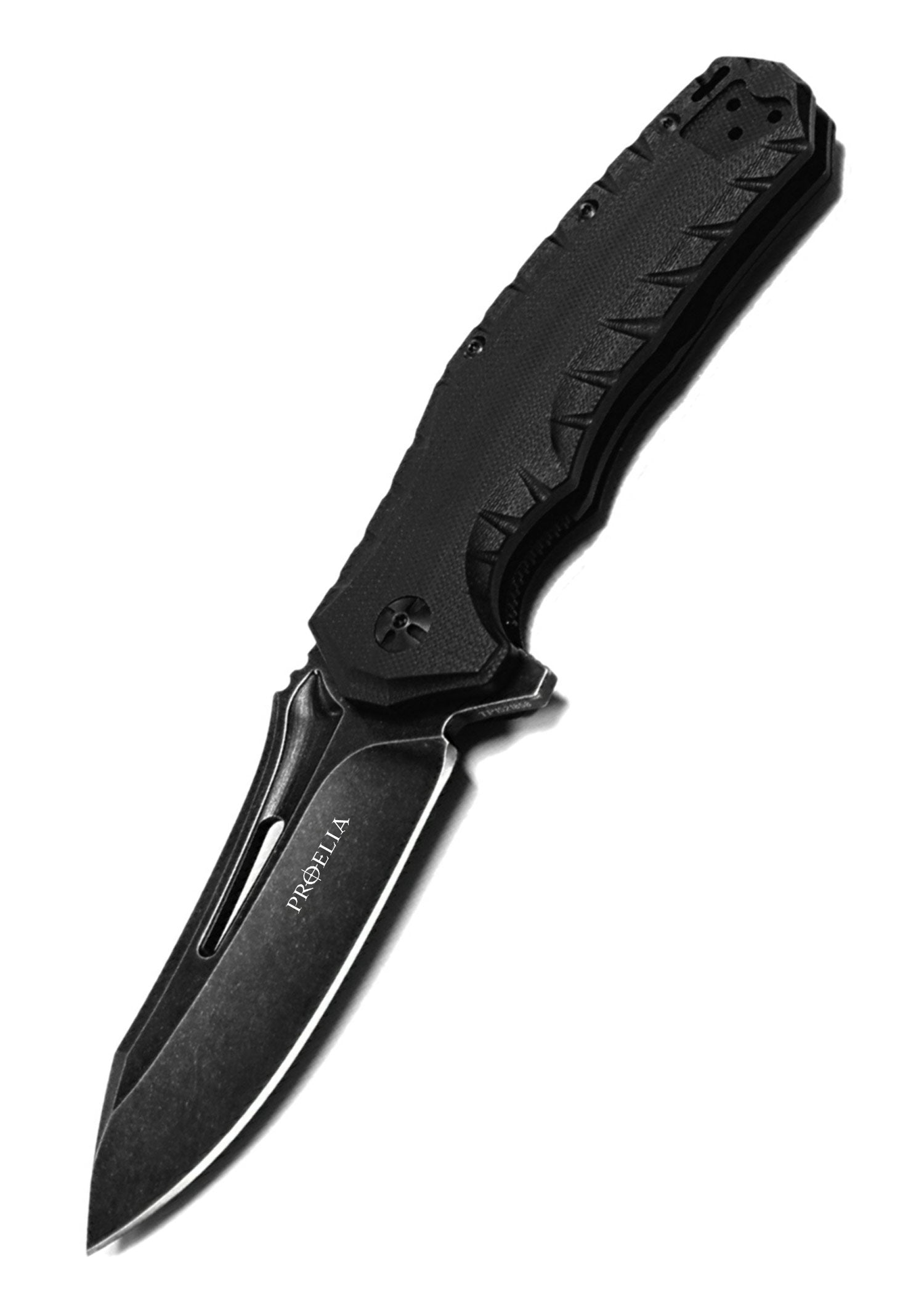 Imagen única de: Navaja De Bolsillo Proelia Drop Point, Blackwash, Defcon