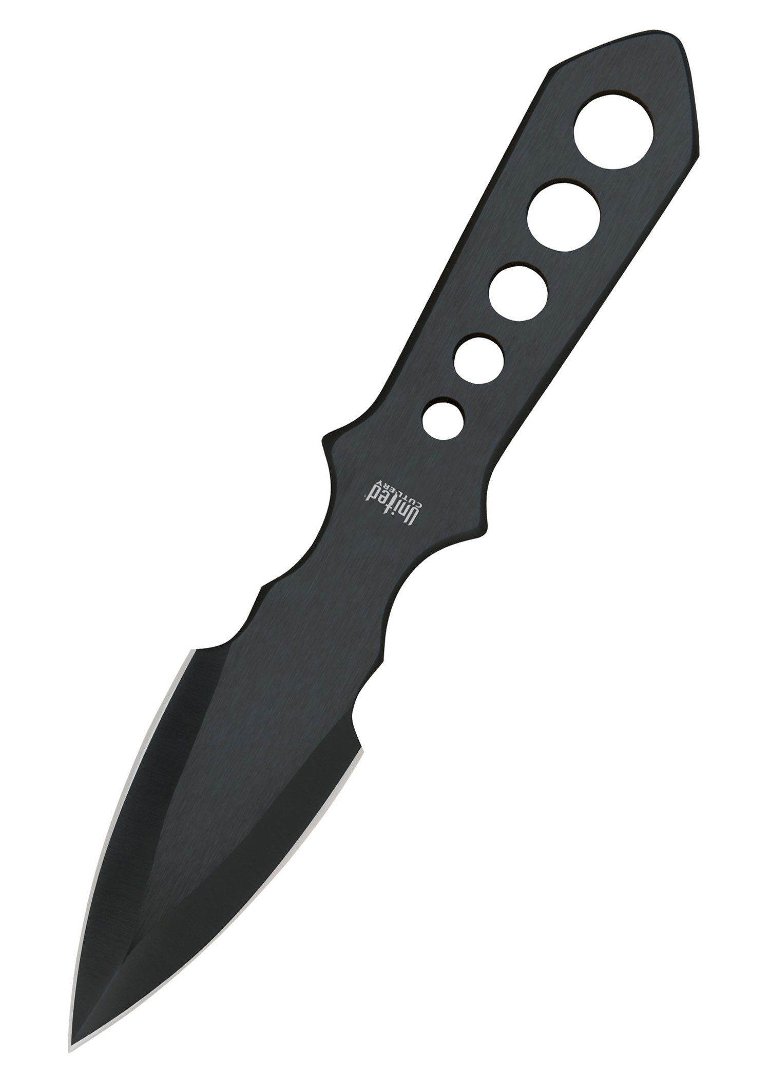 Imagen única de: Juego De Cuchillos Arrojadizos Lightning Bolt De 3 Piezas Con Correa Para El Hombro, Negro