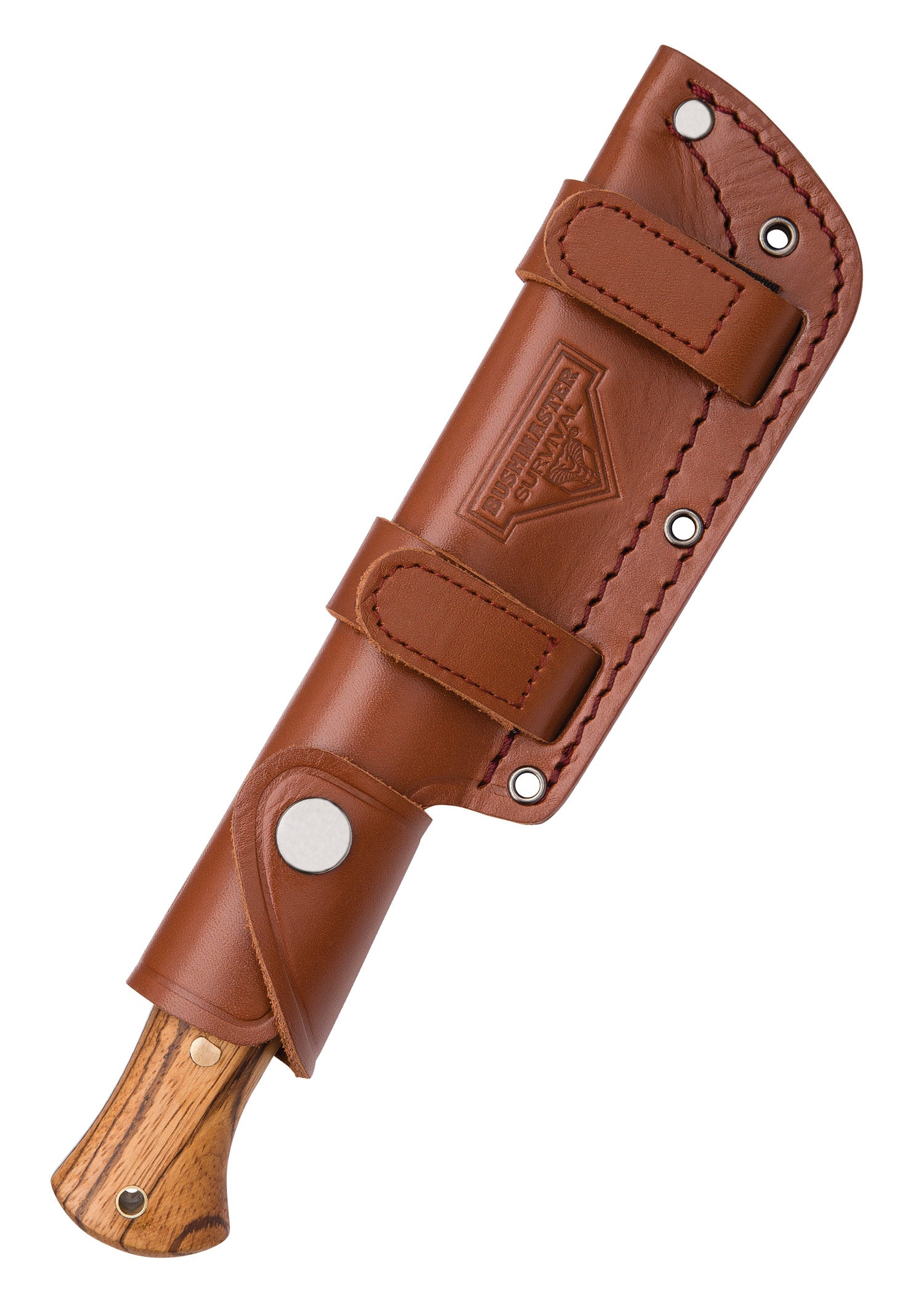 Imagen única de: Cuchillo Bushcraft Explorer Con Funda De Cuero