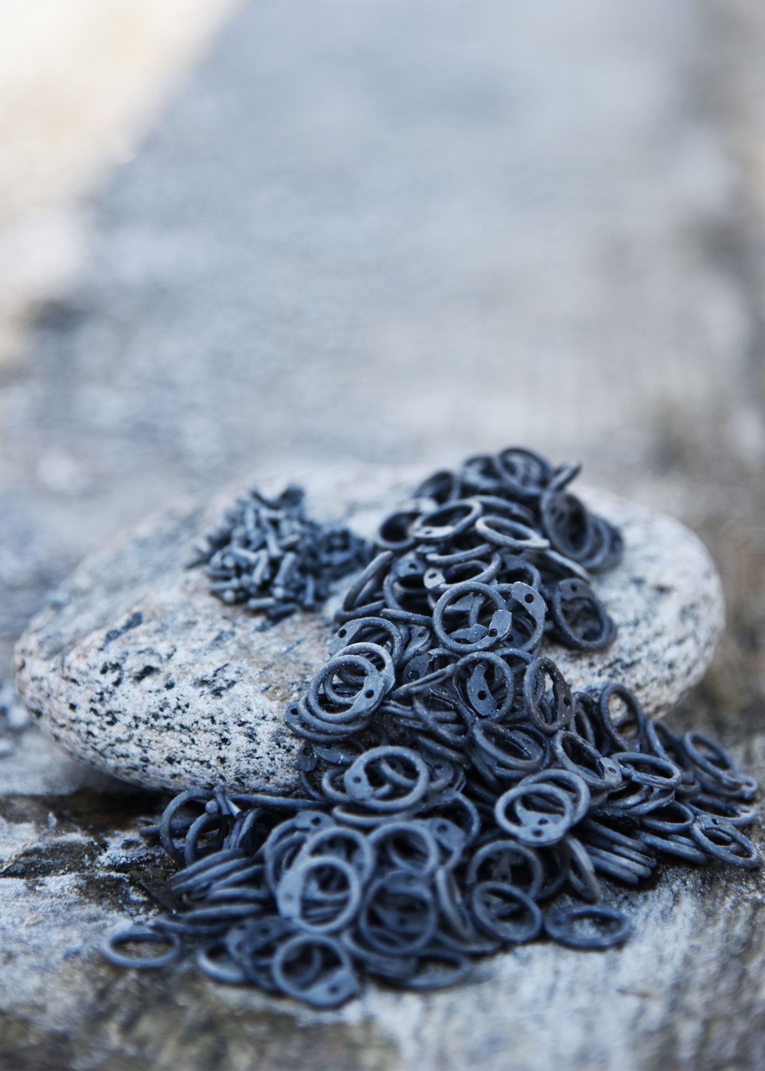 Imagen única de: Arr 1Kg Anillos Redondos Sueltos Para Remachar, Id 8Mm, Alambre De Aluminio