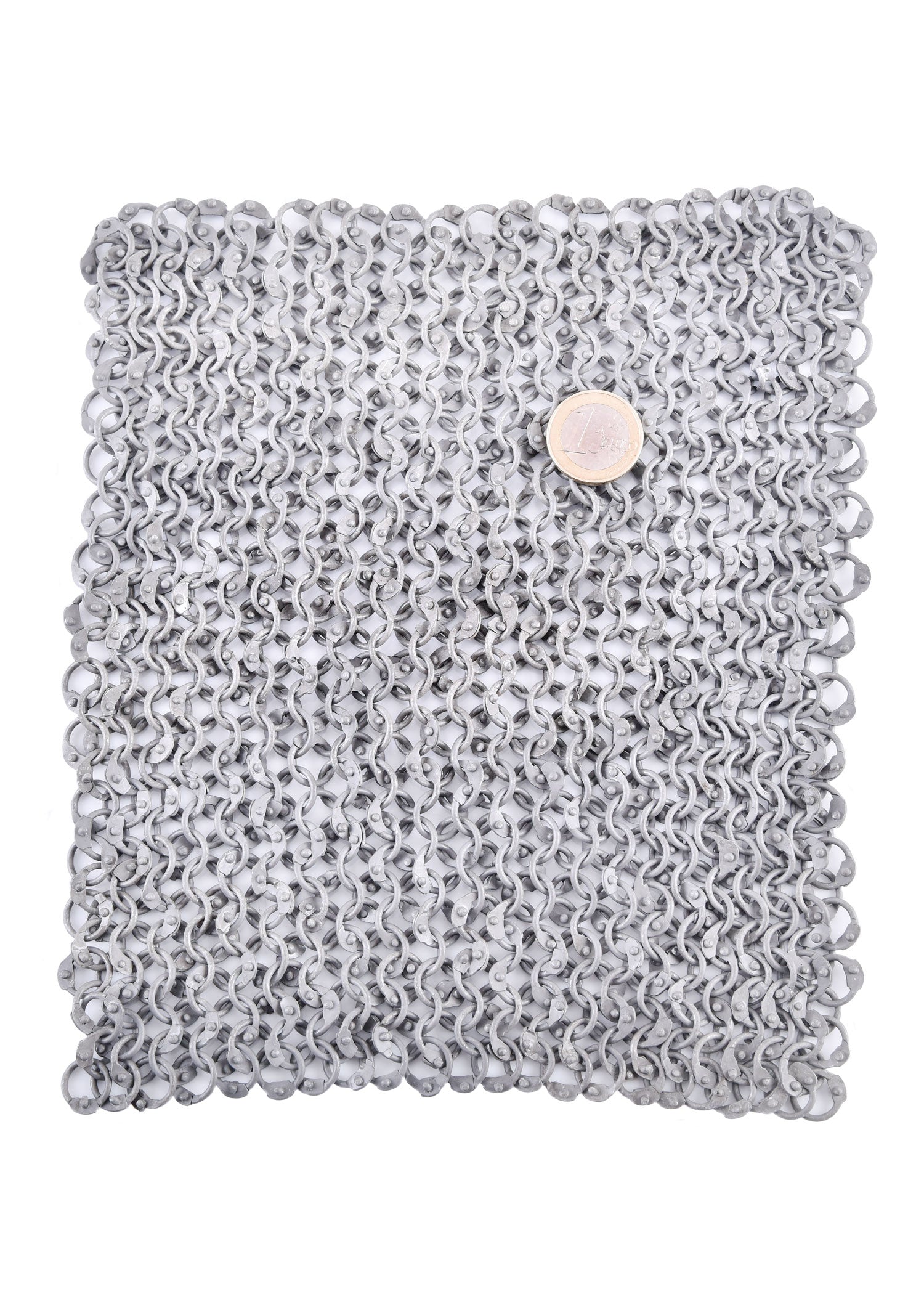 Imagen única de: Pieza De Cadena Arr 20X20cm, Di 8Mm, Alambre De Aluminio Gris, Remachada