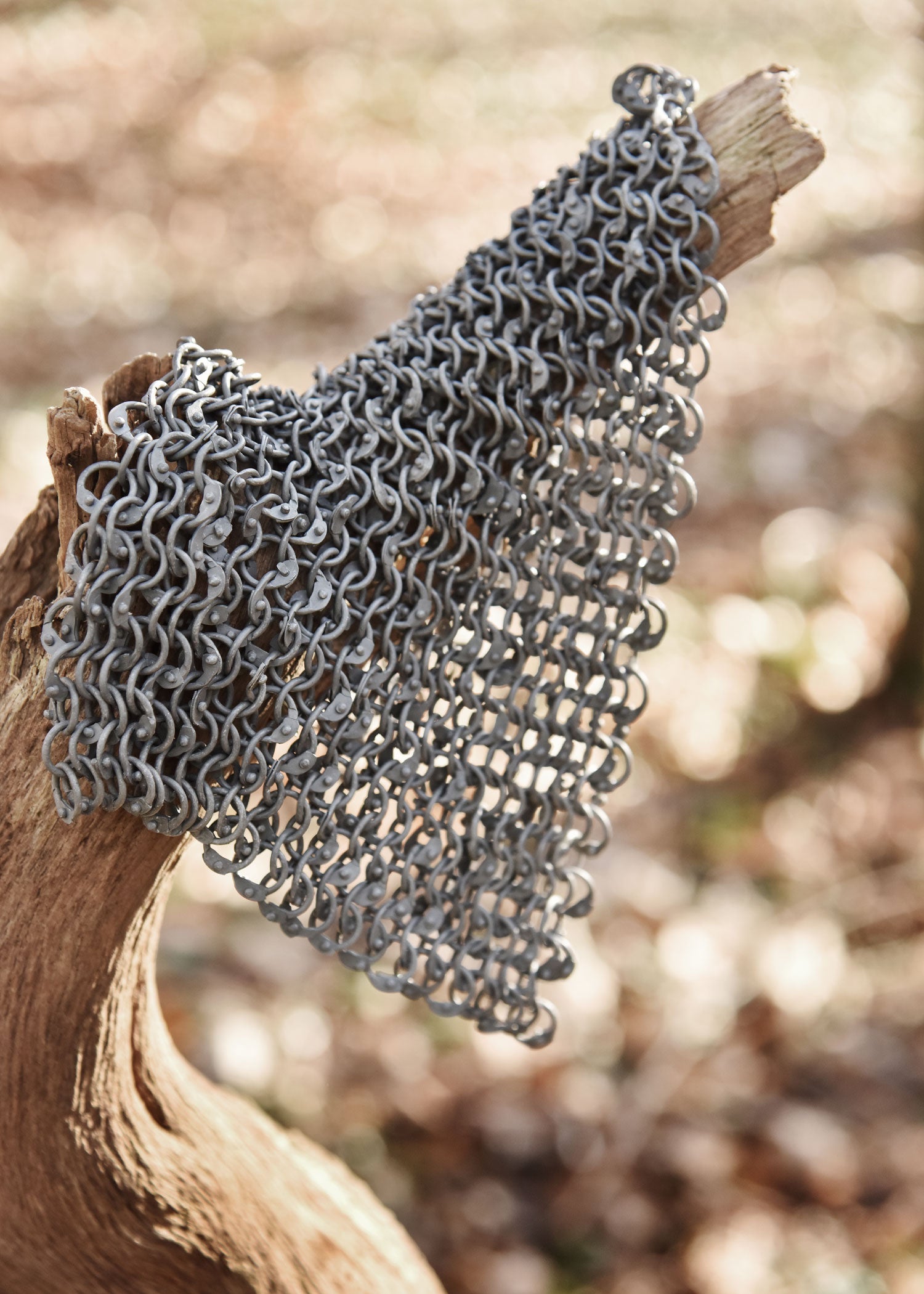 Imagen única de: Pieza De Cadena Arr 20X20cm, Di 8Mm, Alambre De Aluminio Gris, Remachada