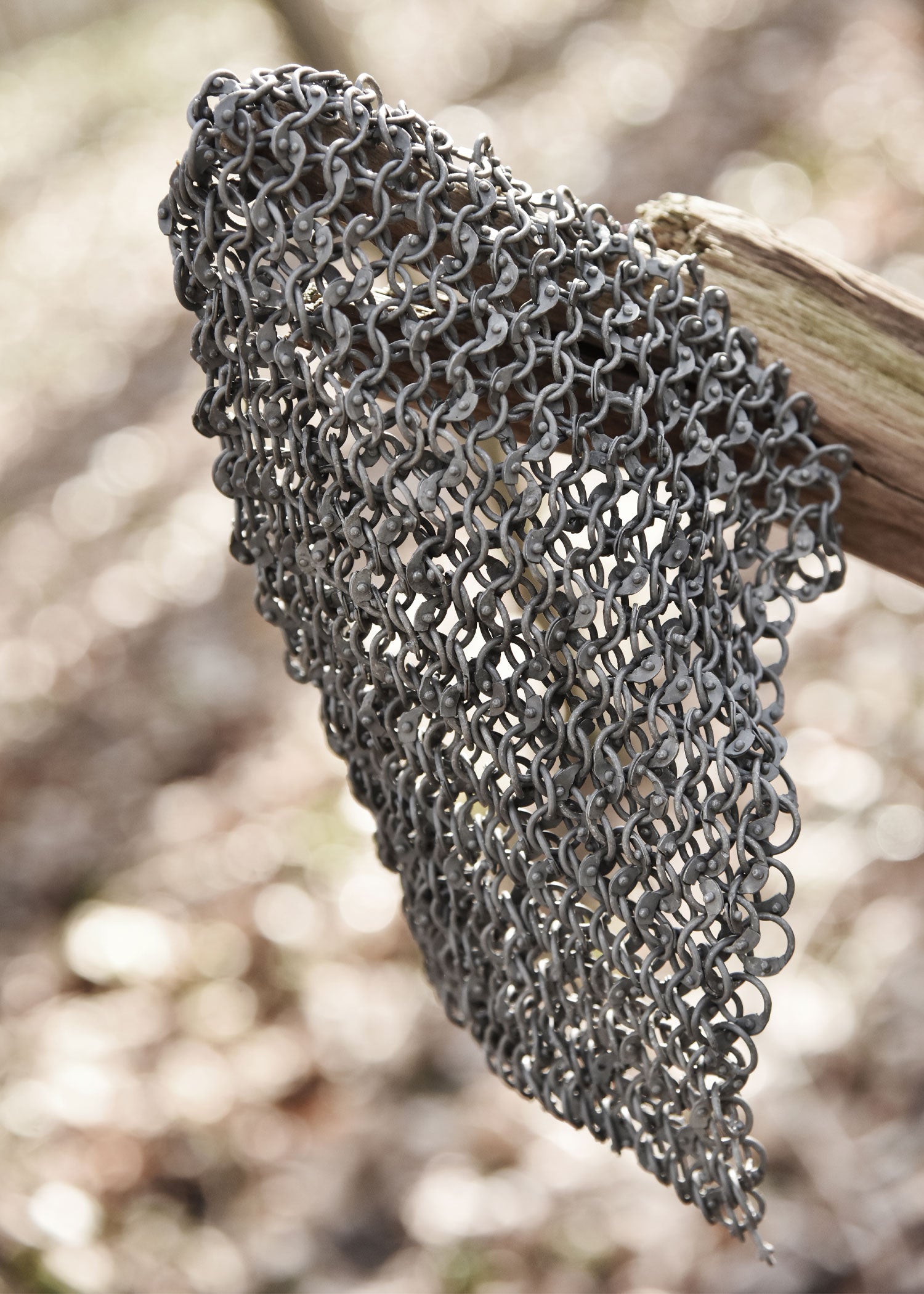 Imagen única de: Pieza De Cadena Arr 20X20cm, Di 8Mm, Alambre De Aluminio Gris, Remachada