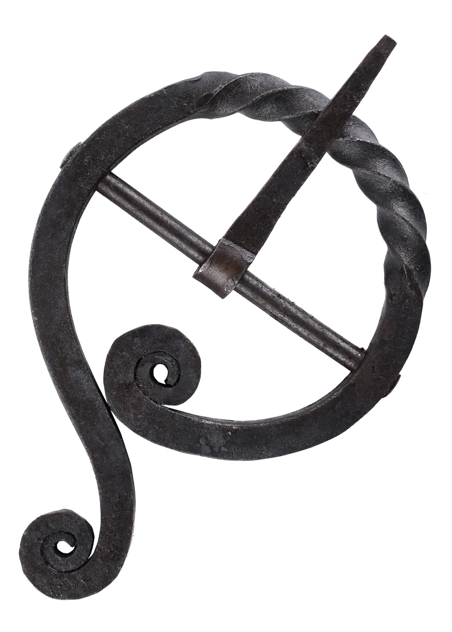 Imagen única de: Hebilla De Cinturón Forjada A Mano, De Aprox. 7 Cm De Diámetro.