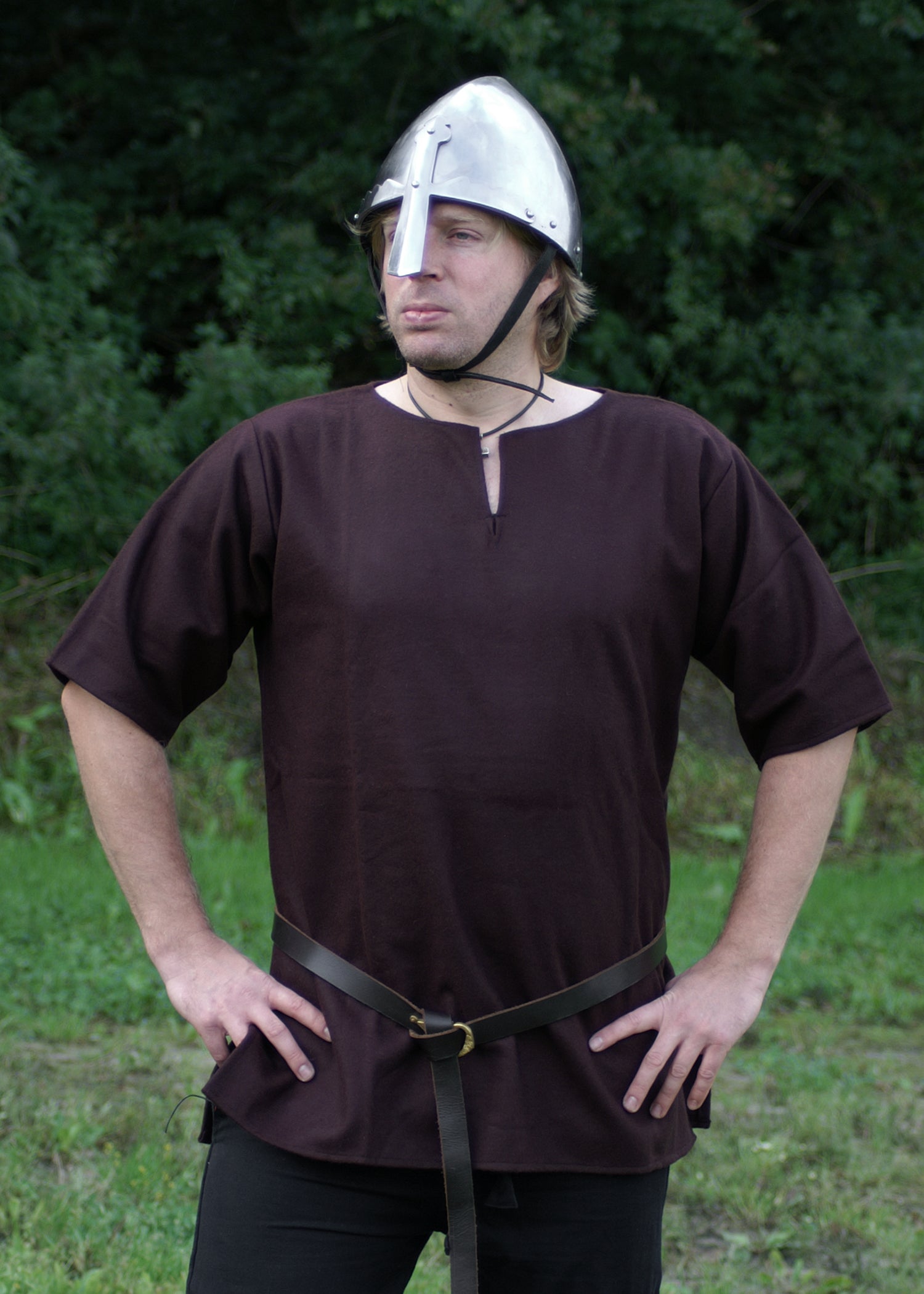 Imagen única de: Túnica Vikinga, Marrón Oscuro