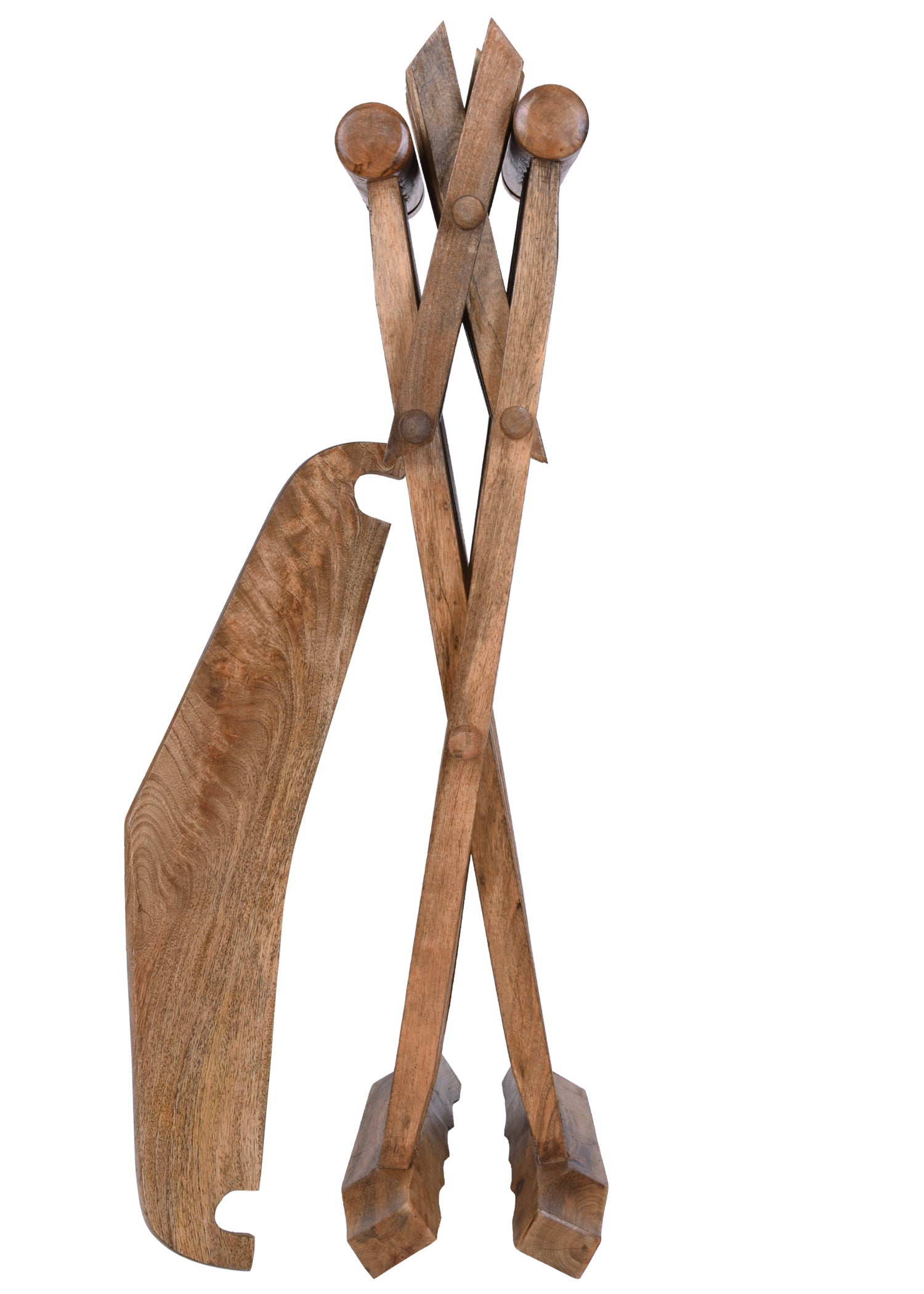 Imagen única de: Silla Medieval De Tijera Con Respaldo