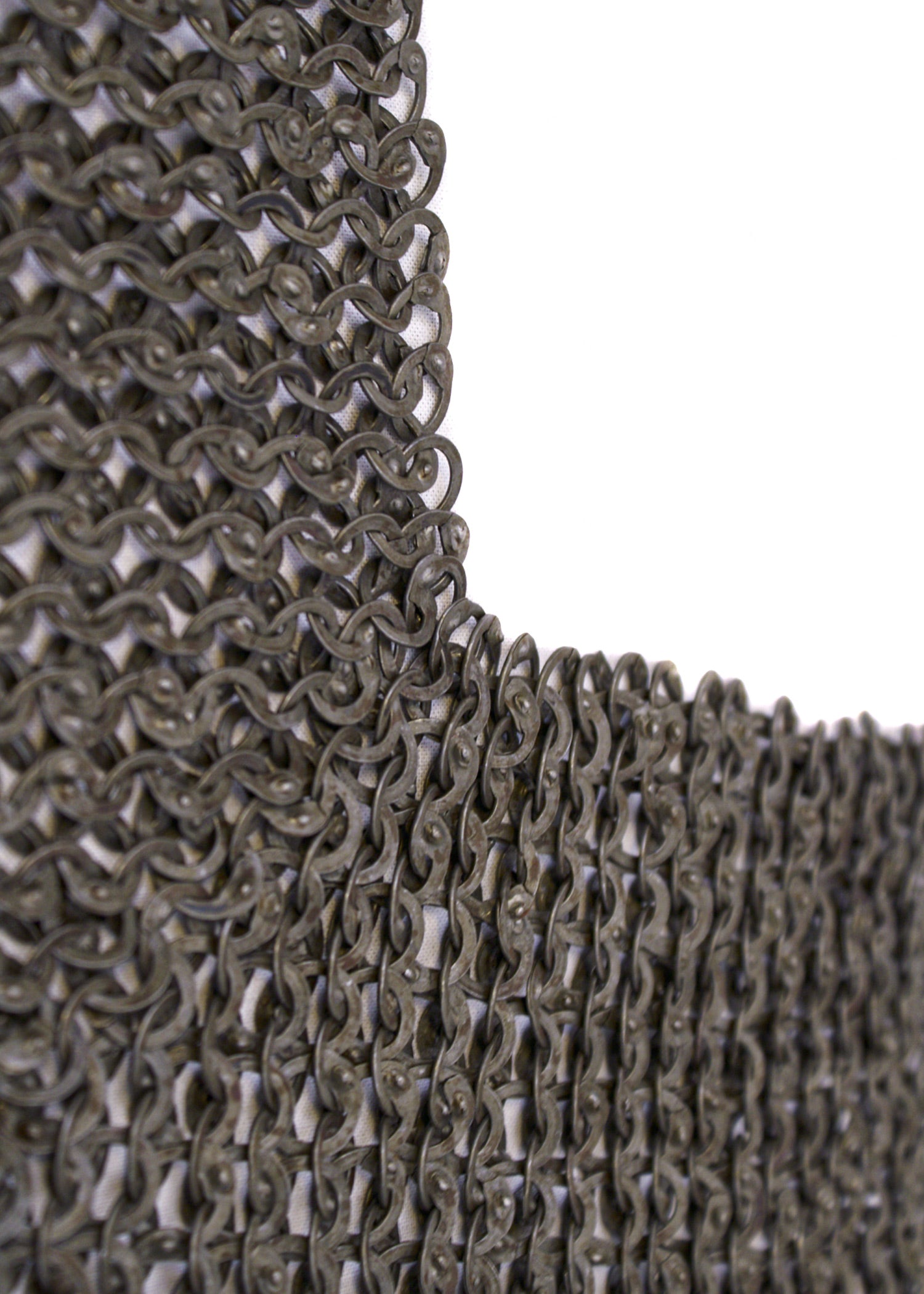 Imagen única de: Collar De Cadena Frw, Anillo Plano Con Remaches En Forma De Cuña, Di 8 Mm, Sin Tratar