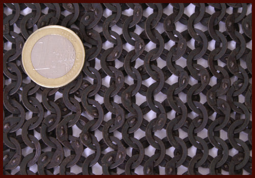 Imagen única de: Calentadores/calzadoras De Cadena Frw, 8 Mm, Anillo Plano Remachado Con Remaches De Cuña