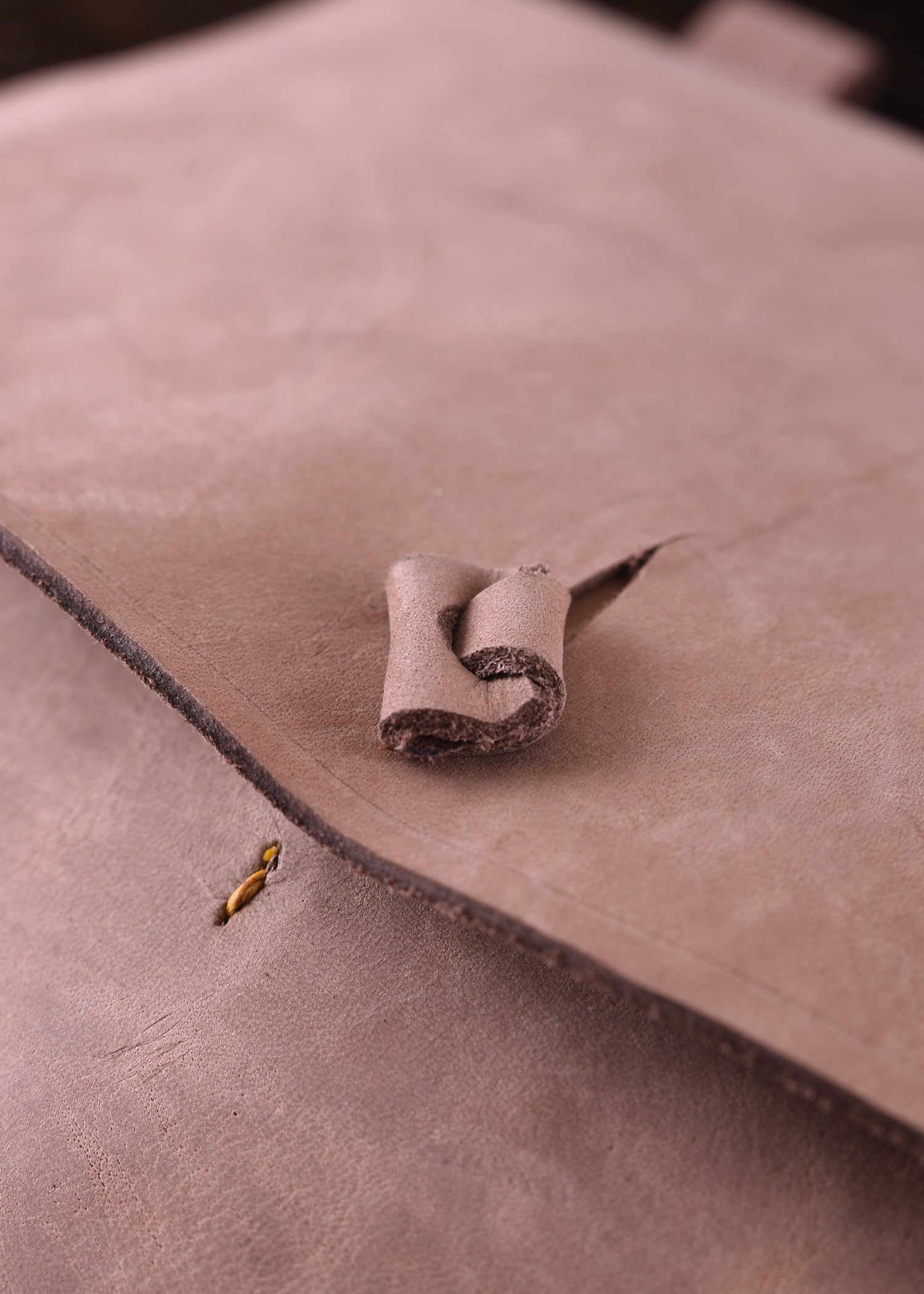 Imagen única de: Riñonera De Piel, Media Caña