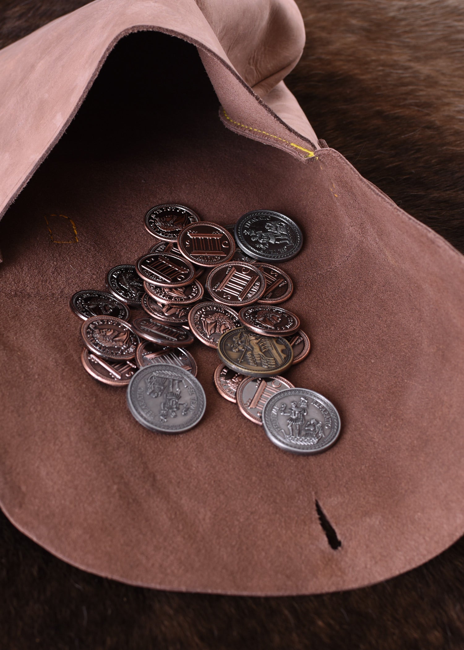 Imagen única de: Riñonera De Piel, Media Caña