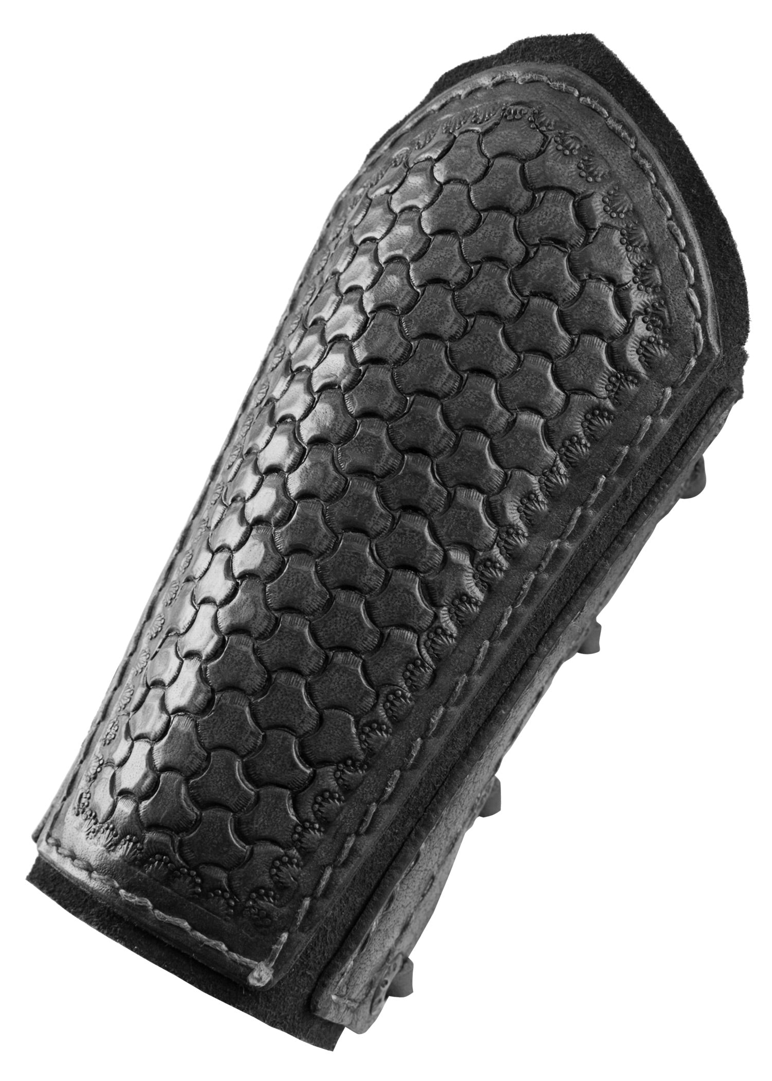 Imagen única de: Guardabrazos De Piel Gofrada Y Ante, Par, Varios Colores