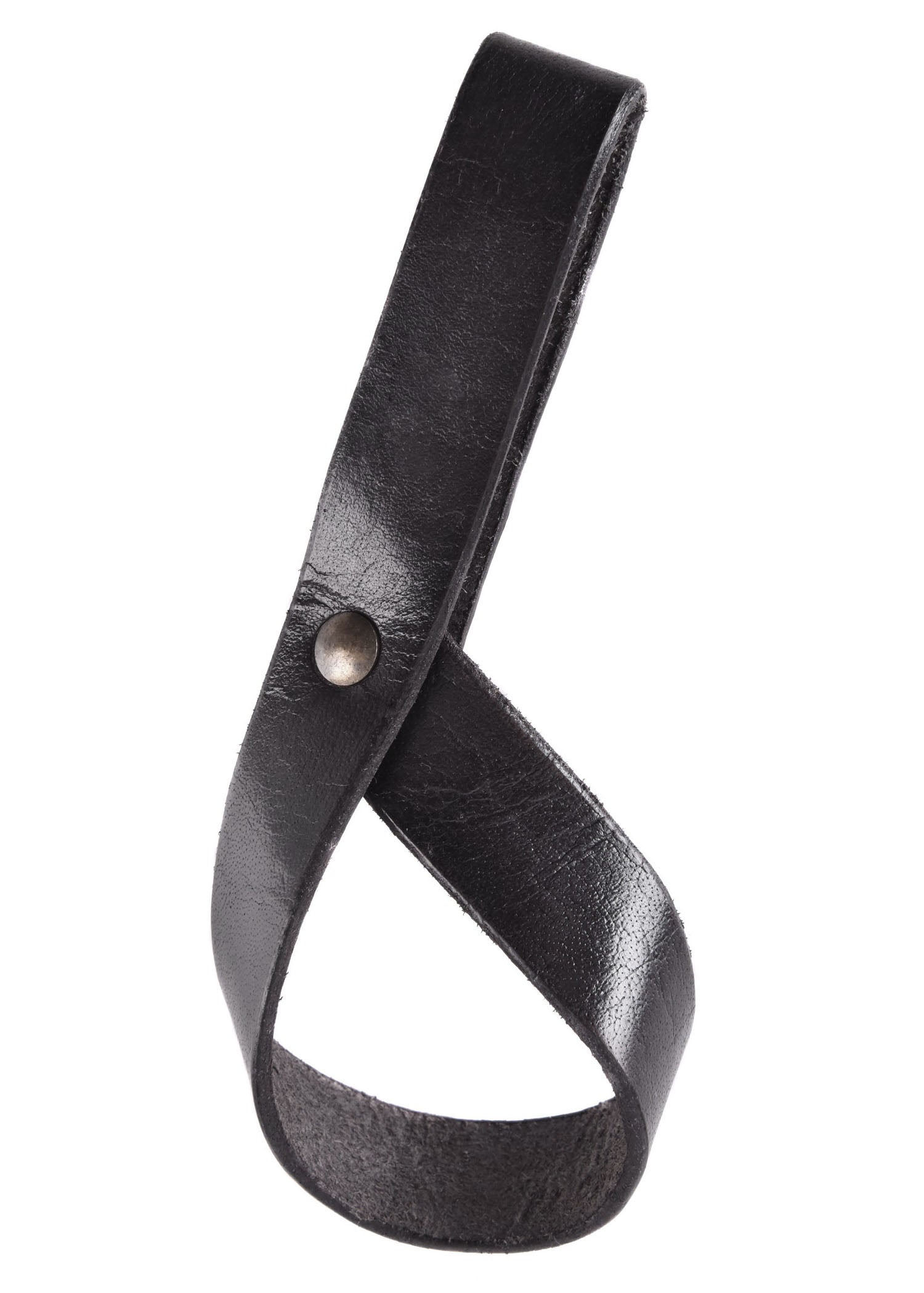 Imagen única de: Sencillo Soporte Para Cinturón De Cuero Para Cuerno Para Beber, Soporte Para Cuerno, Negro