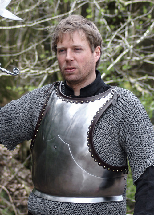 Coraza Medieval, De Acero Para Combate De Espectáculo. 1