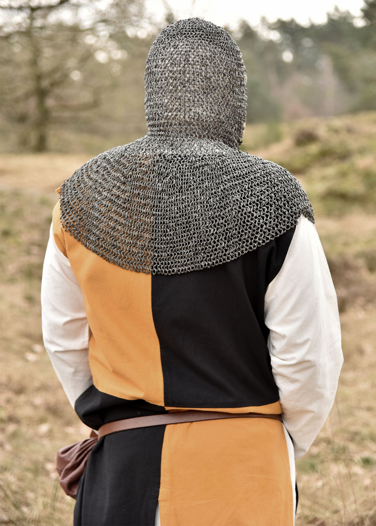 Imagen única de: Capucha De Cadena, Corte Cuadrado, Di 8 Mm, Anillos Redondos Remachados