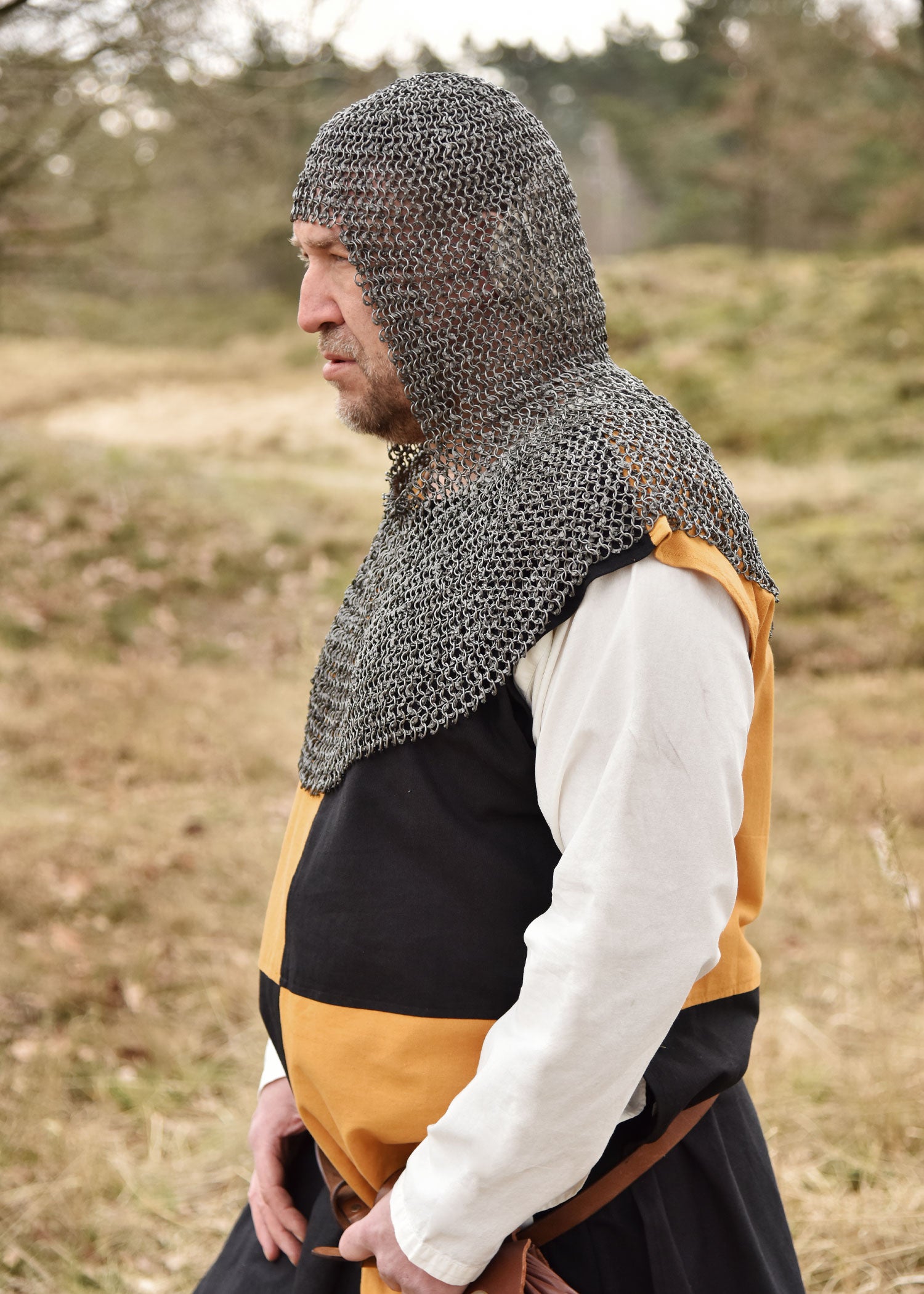 Imagen única de: Capucha De Cadena, Corte Cuadrado, Di 8 Mm, Anillos Redondos Remachados