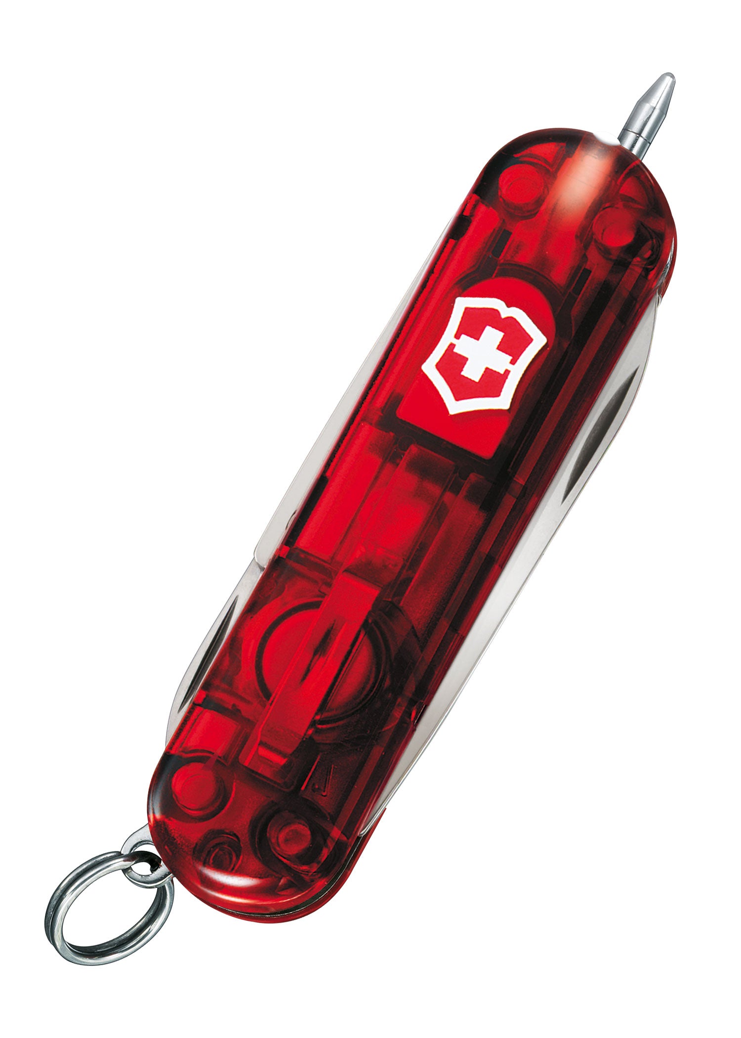 Imagen única de: Herramienta De Bolsillo Pequeña Signature Lite, Transp. Roja, Led