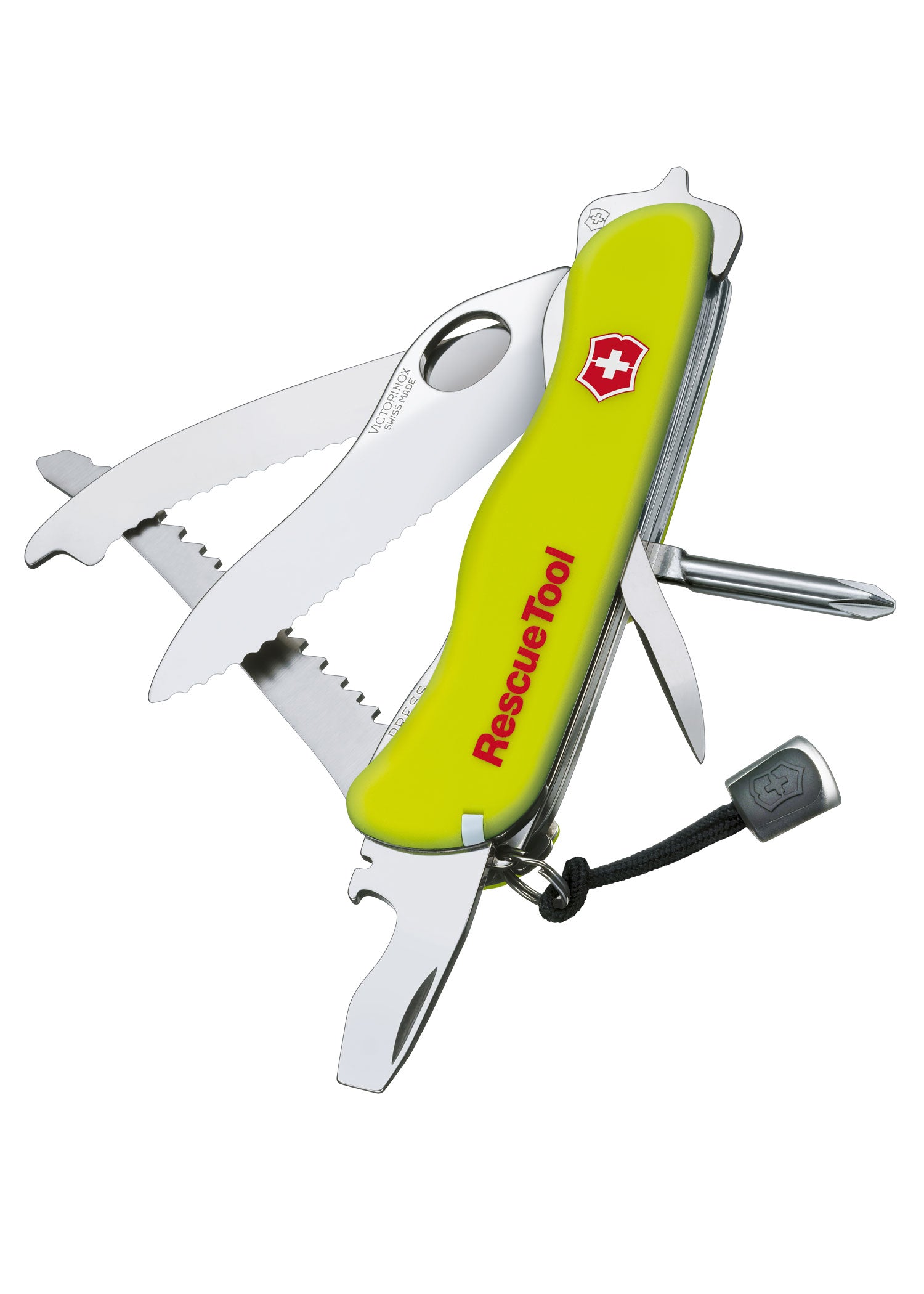Imagen única de: Rescuetool Protector Contra Olas De Una Mano, Luminiscente Amarillo, Estuche De Nailon