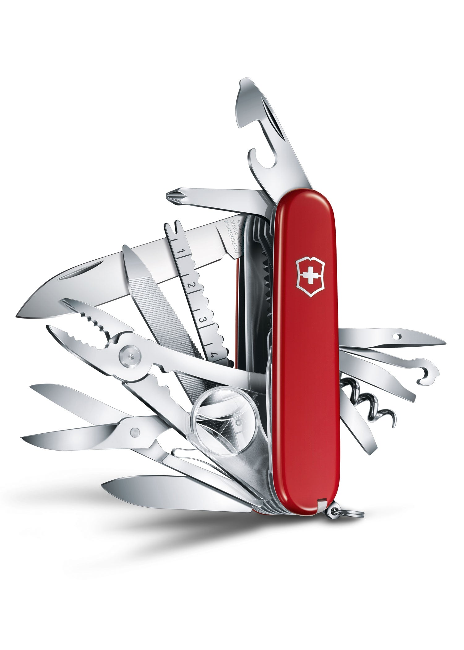 Imagen única de: Navaja De Oficial, Swisschamp, Roja