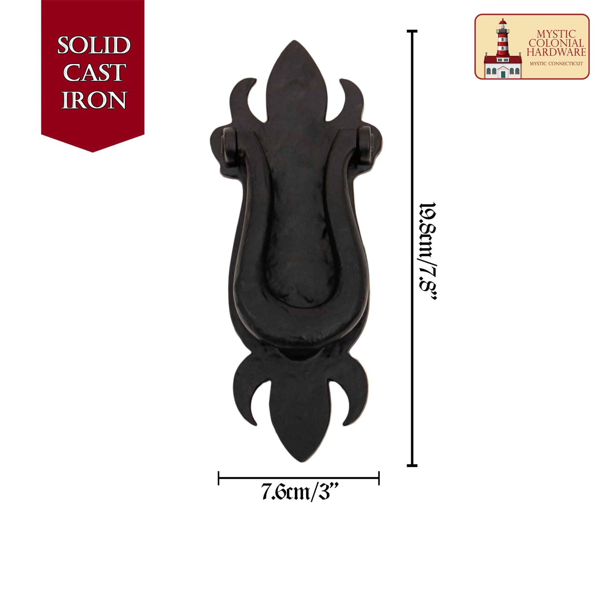 Imagen única de: Aldaba Veneciana Maciza, Aldaba Victoriana para Puerta de Entrada Aldaba Antigua Fabricada Artesanalmente