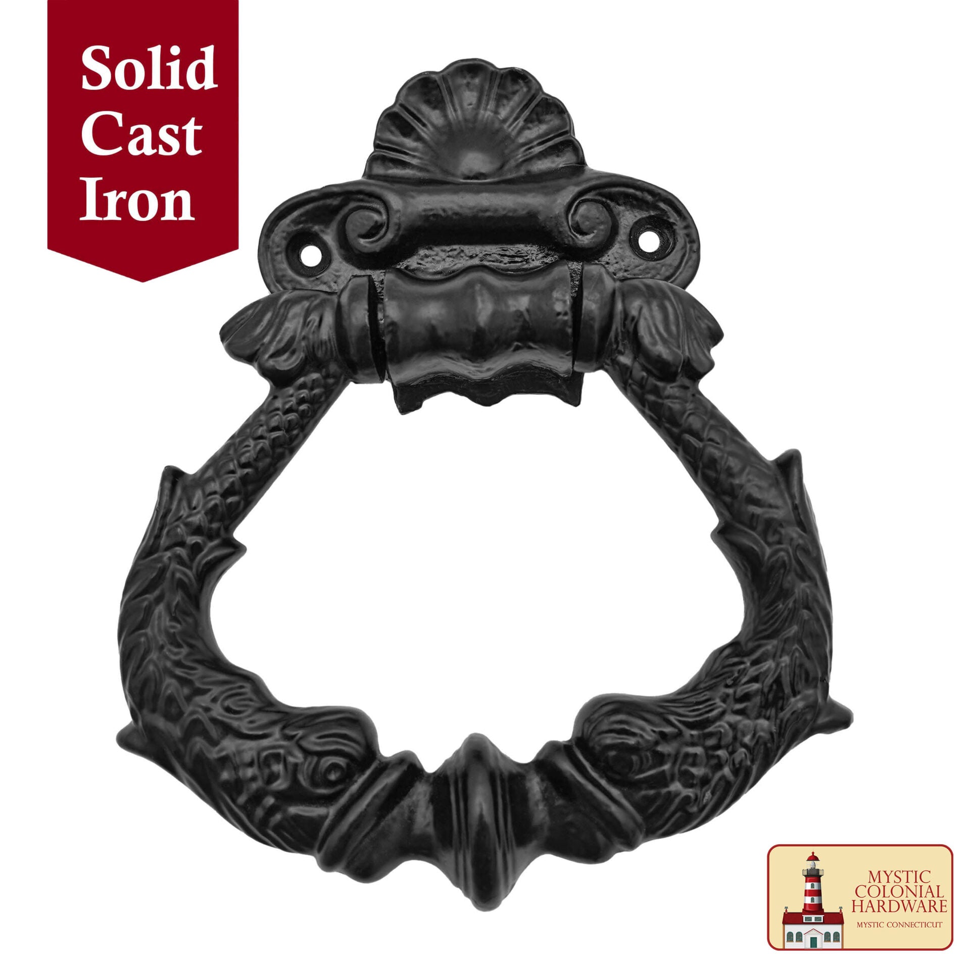 Imagen única de: Aro Negro con Recubrimiento de Polvo Puerta de Entrada Artesanal Antiguo Aldaba