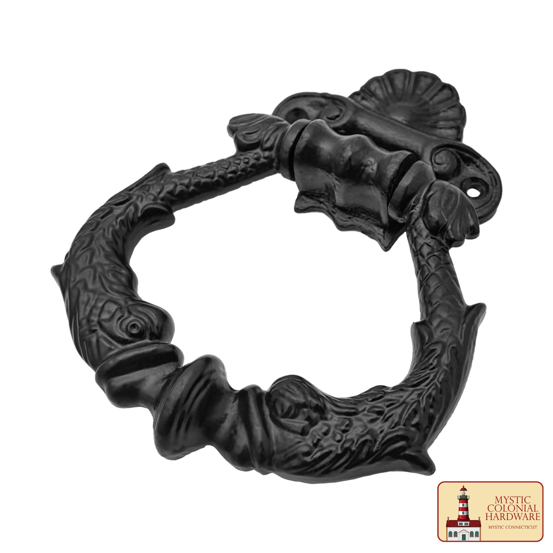 Imagen única de: Aro Negro con Recubrimiento de Polvo Puerta de Entrada Artesanal Antiguo Aldaba