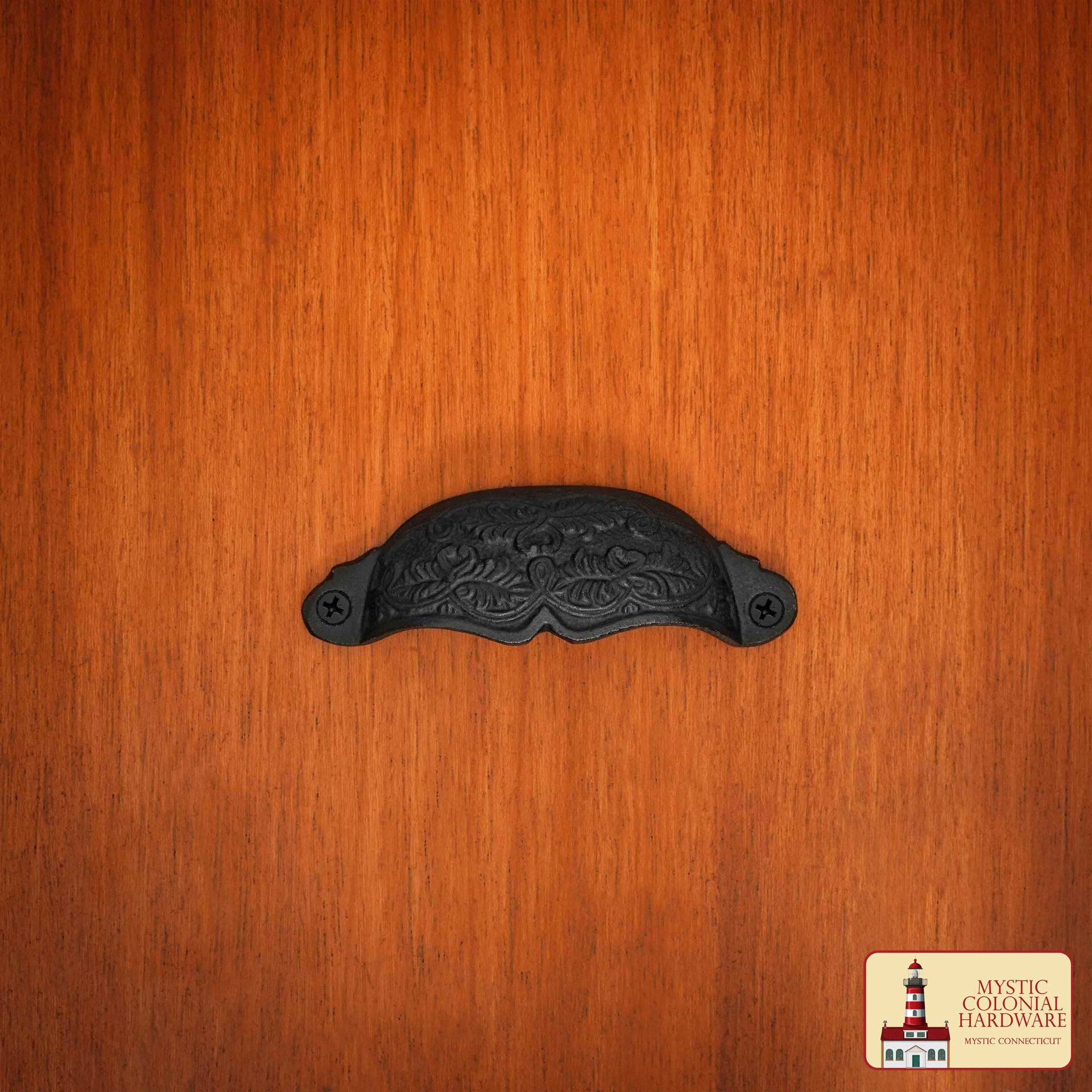 Imagen única de: Juego de 4 Tiradores de Hierro Fundido Rústico: Ideal para Ambientes Victorianos, Coloniales, Retro, Steampunk, Góticos, Barrocos y Medievales, (10.5x3.5) Cm