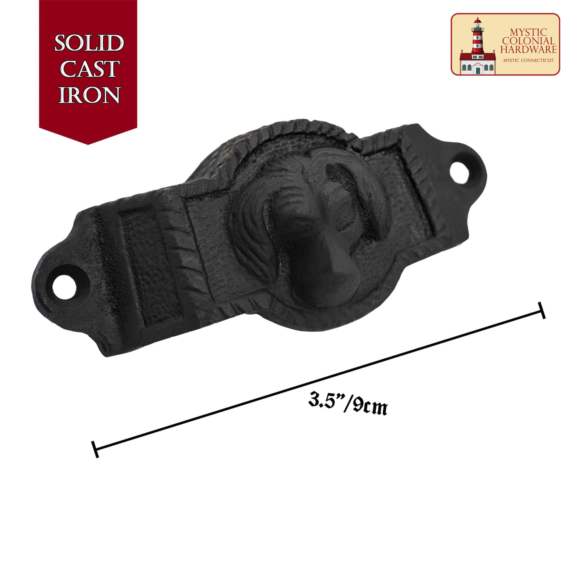 Imagen única de: Pack 4 Tiradores de Cajón Negro Plano Tiradores de Taza de Gabinete Herrajes de Cocina Tiradores de Gabinete Negro Mate Tiradores de Cajón