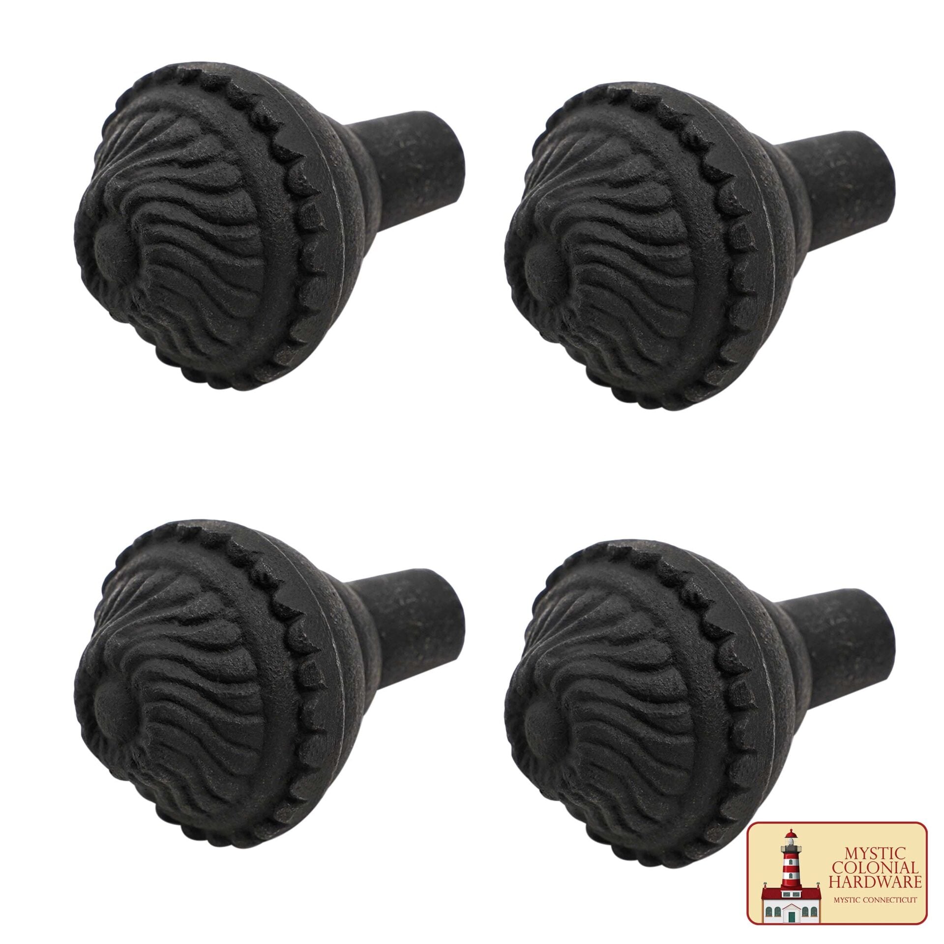 Imagen única de: Pomo de Hierro Forjado a Mano Hierro Fundido Macizo Victoriano, Colonial, Retro, Steampunck, Gótico, Barroco Medieval