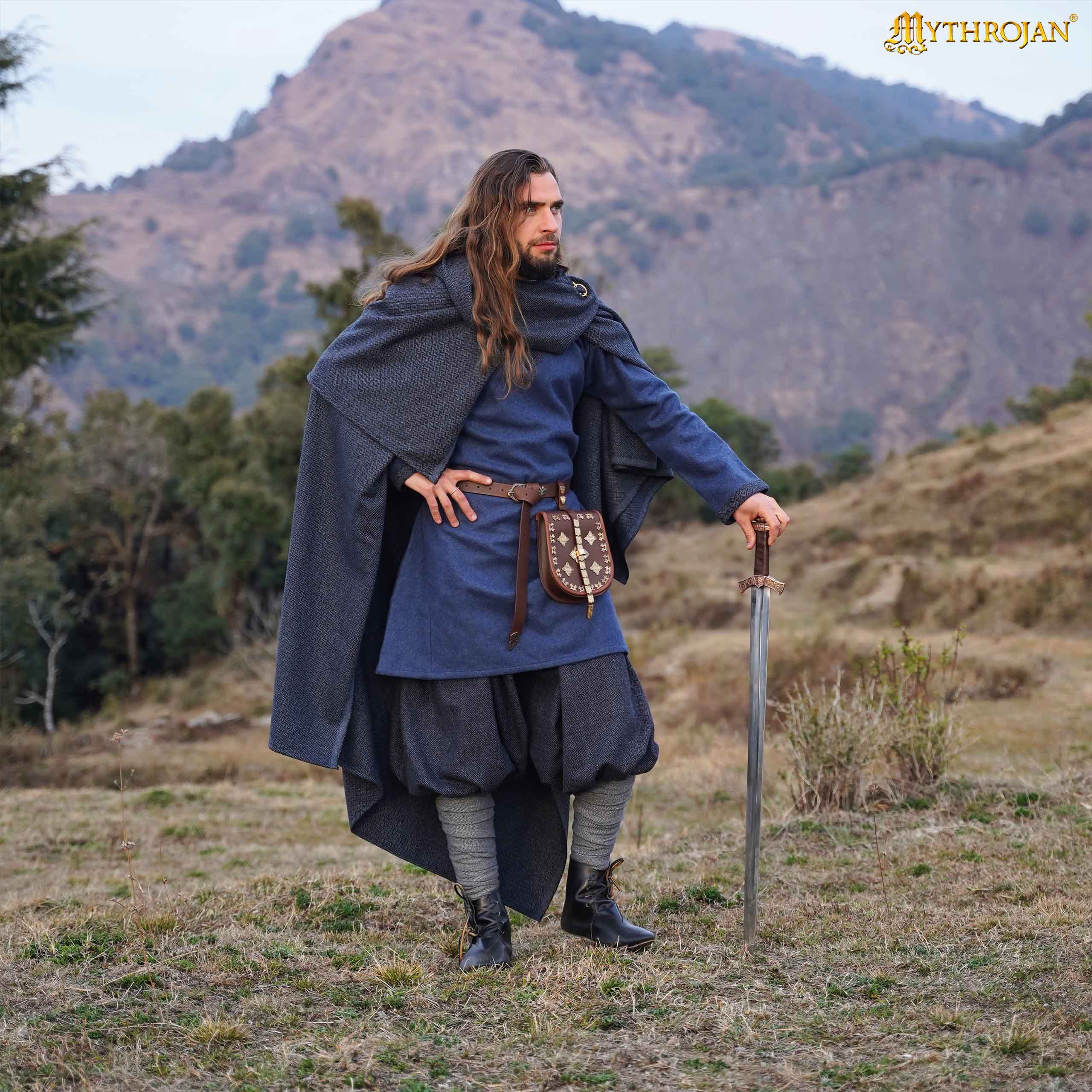 Imagen única de: Capa Vikinga Alaric: Estilo Audaz y Calidez Práctica en Un Diseño Histórico