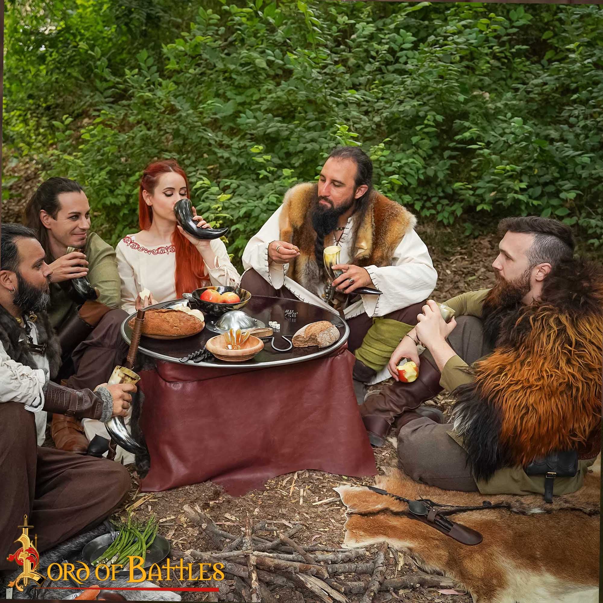 Imagen única de: Vikingo Cuerno de Buey para Beber - Taza de Cuerno Natural Pulido Artesanal (150 Ml)