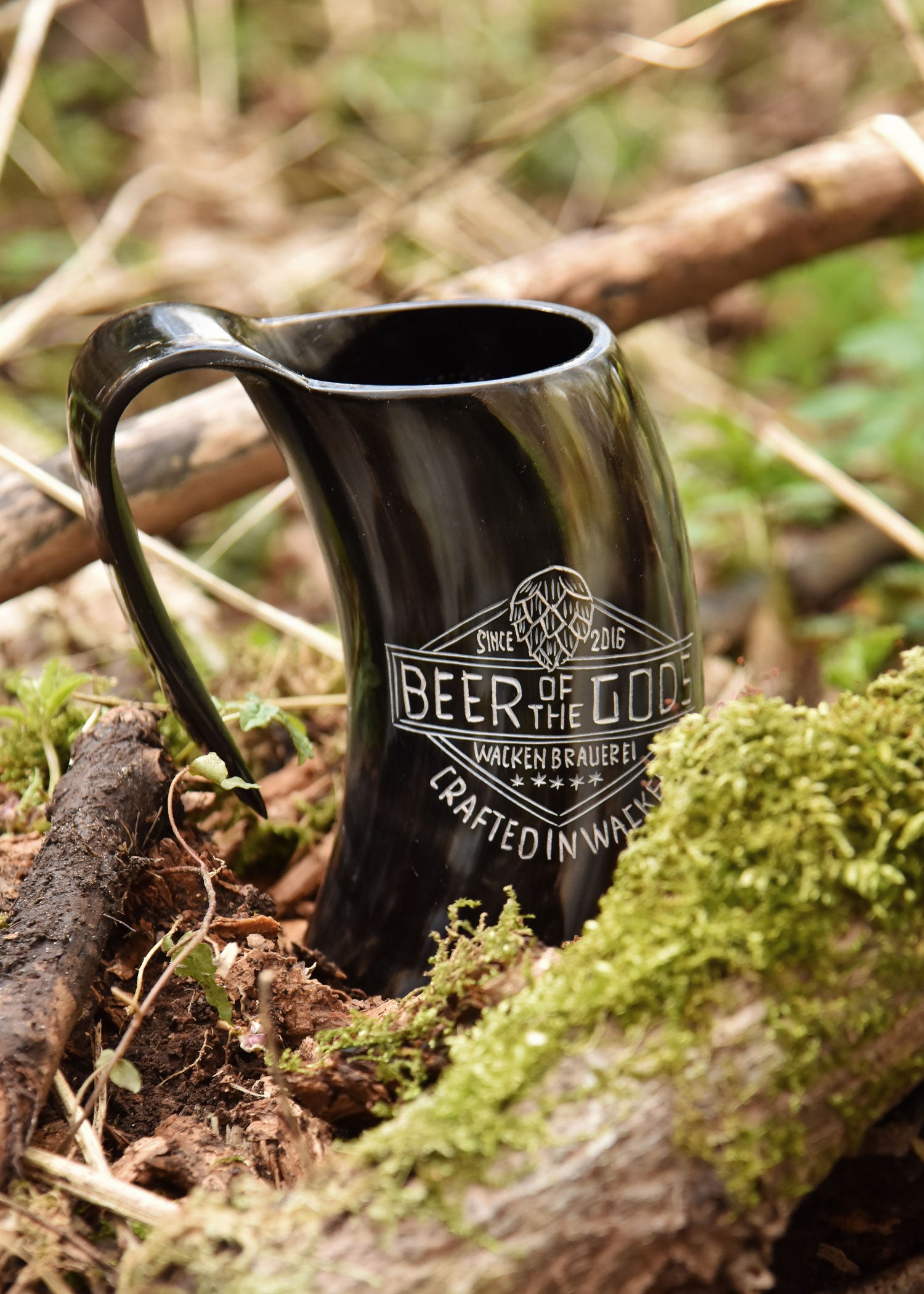 Imagen única de: Jarra Hecha De Cuerno - Bebida De Los Dioses, Wacken