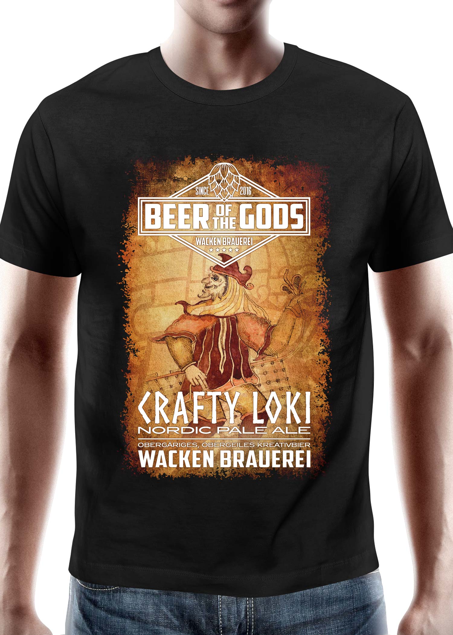 Imagen única de: Crafty Loki - Cervecería Wacken, Camiseta