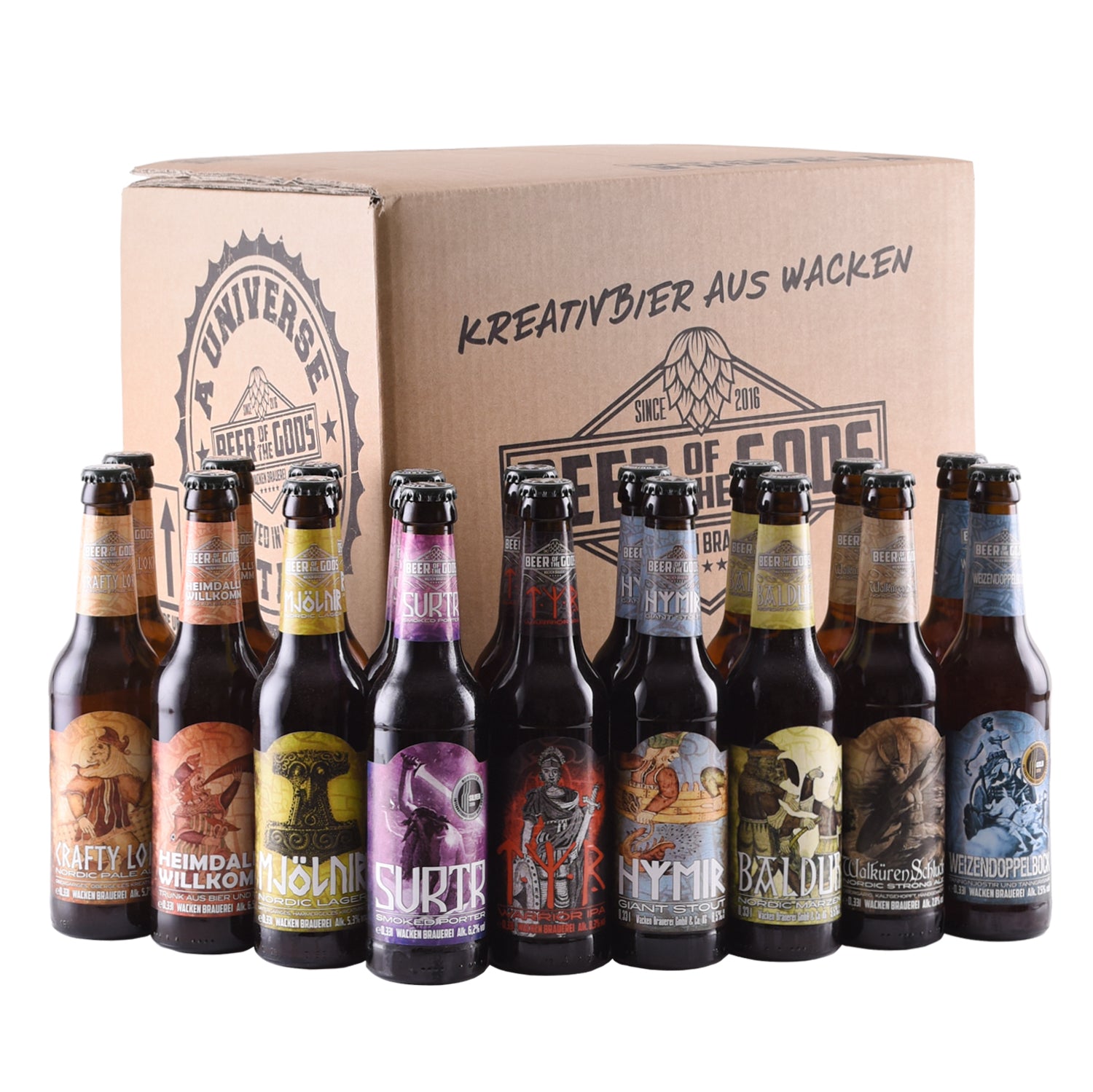 Imagen única de: Regalo De Los Dioses - 20 X Cerveza De Los Dioses - Paquete Probier