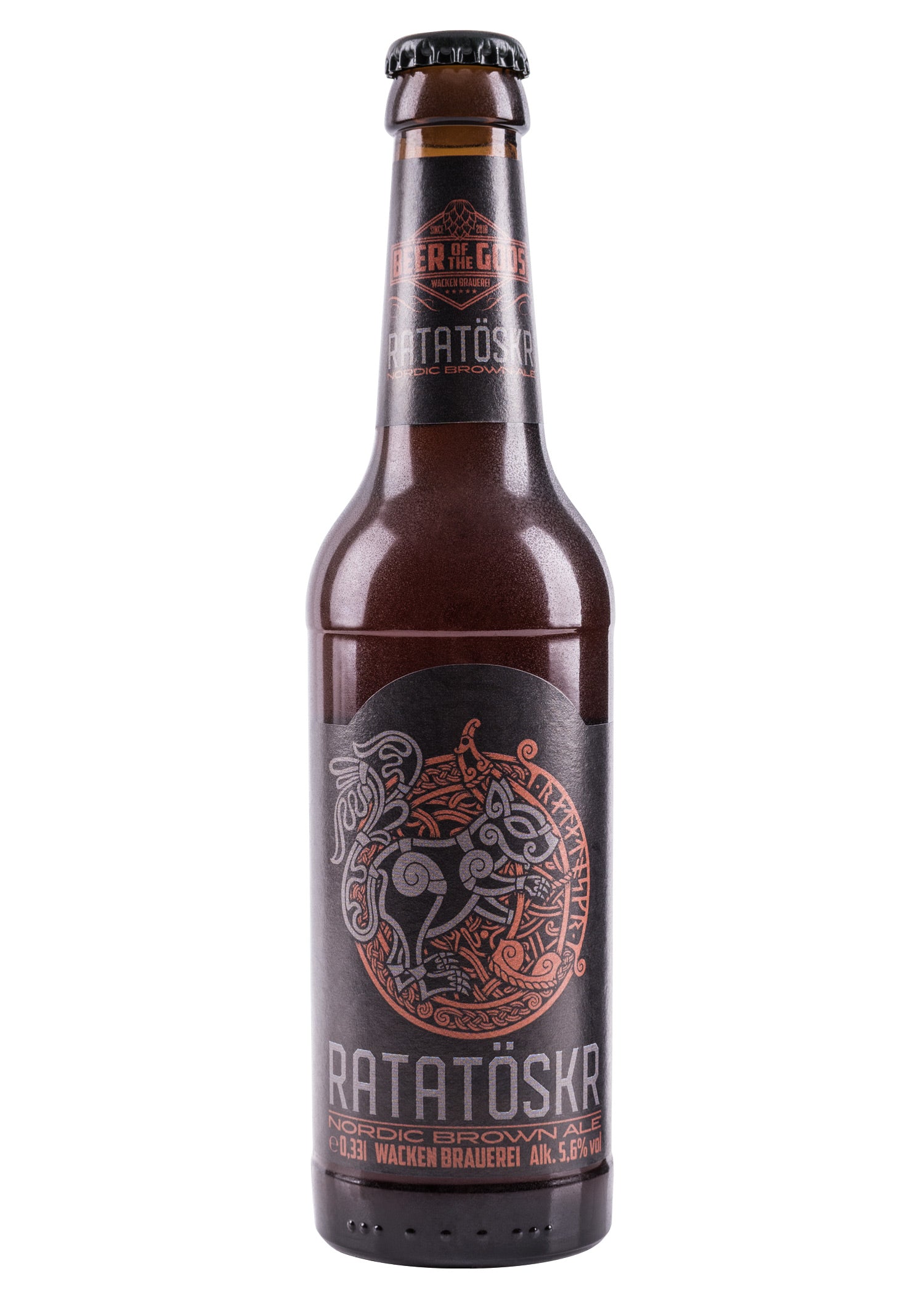 Imagen única de: Ratatöskr - Nordic Brown Ale, Botella De 0,33L - Cervecería Wacken