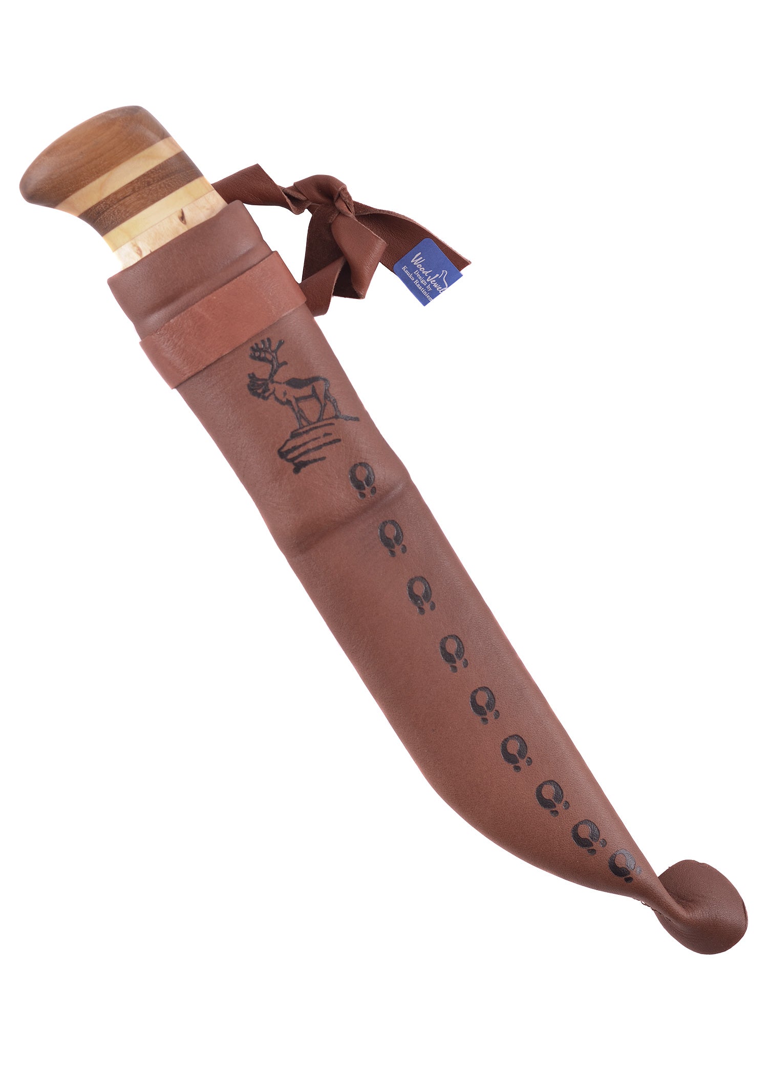 Imagen única de: Cuchillo Laponia Grande Eräleuku, Wood-jewel
