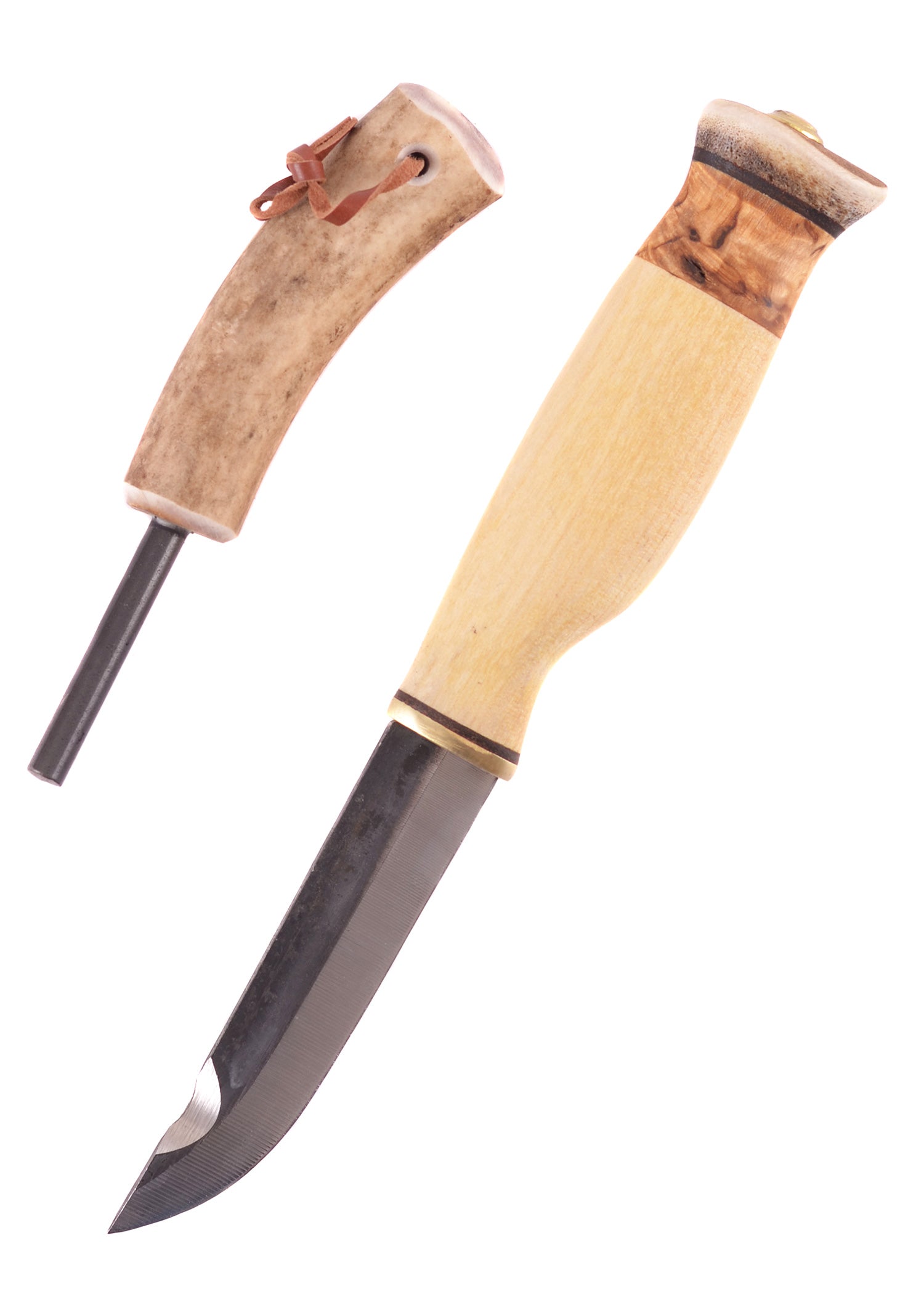 Imagen única de: Cuchillo De Caza Con Acero Al Fuego, Wood-jewel