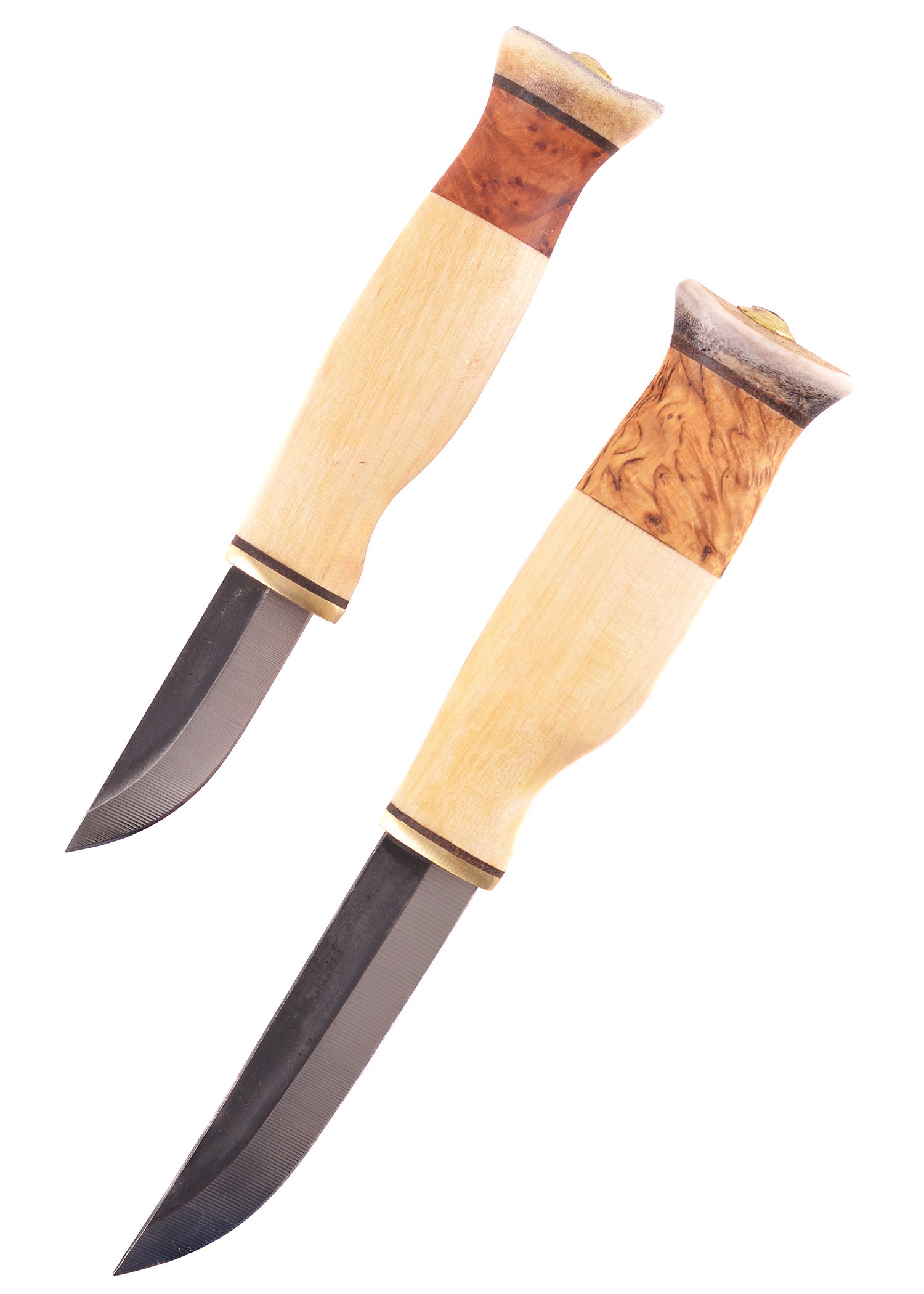 Imagen única de: Cuchillo Doble Kaksoispuukko Sarvihatulla, Wood-jewel