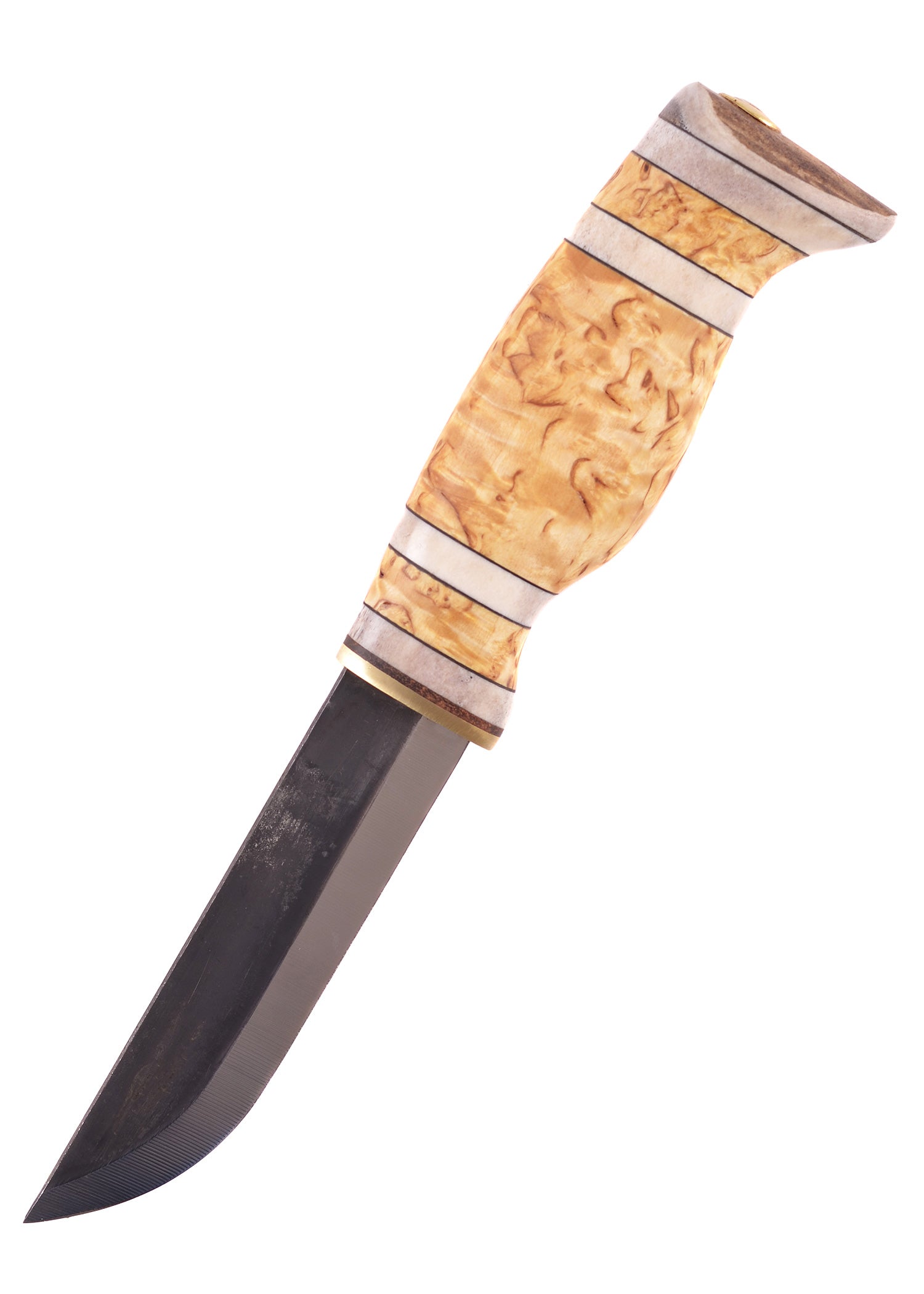 Imagen única de: Cuchillo De Caza Con Funda De Abedul Rizado, Wood-jewel