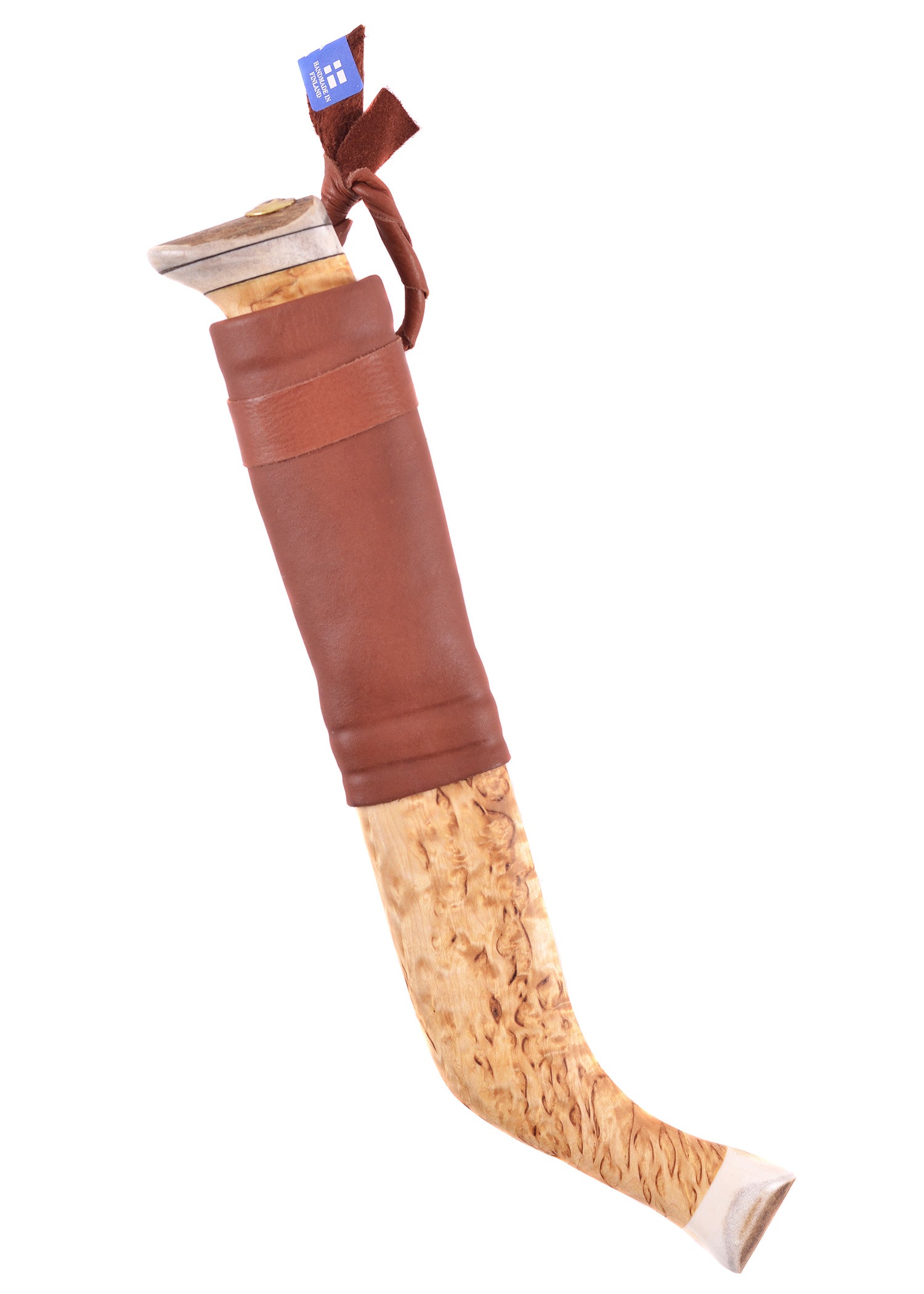 Imagen única de: Cuchillo De Caza Con Funda De Abedul Rizado, Wood-jewel