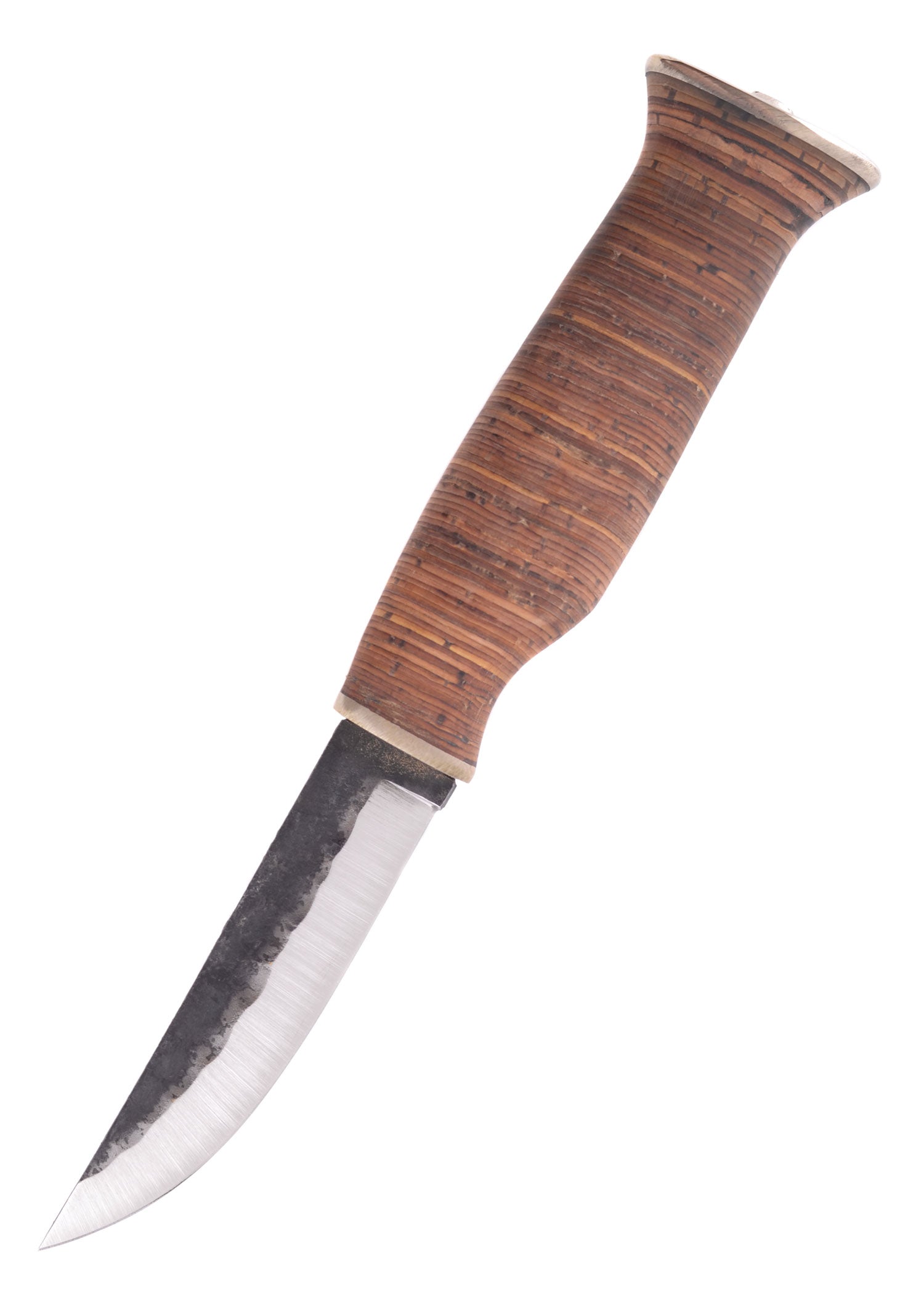 Imagen única de: Cuchillo De Caza Con Mango De Corteza De Abedul, Wood Jewel