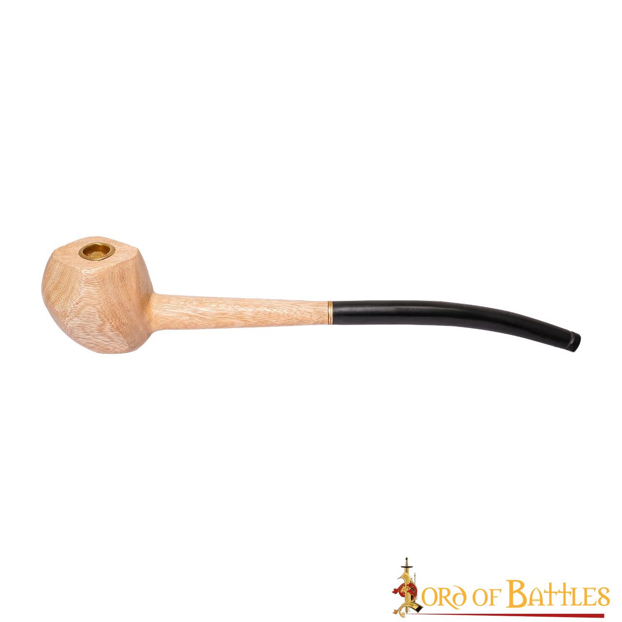 Pipa de Fumar Shire Churchwarden Long Stem con Malla de Latón - Imagen 8