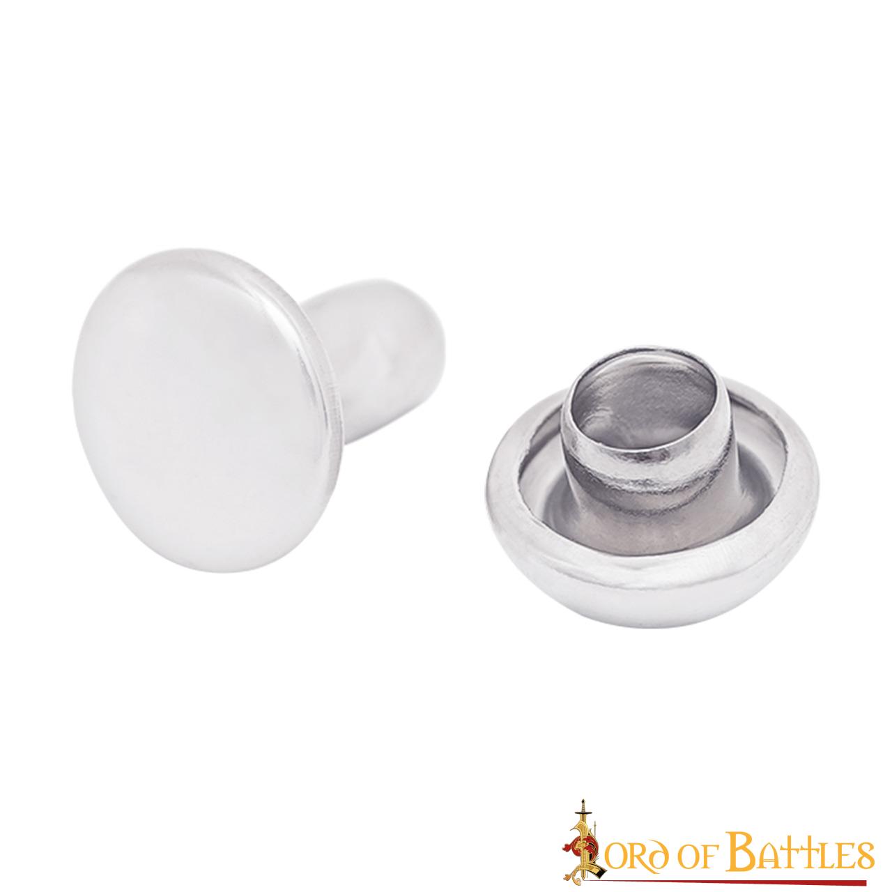 Imagen única de: Juego de 50 Botones Tich de Acero de 7 Mm